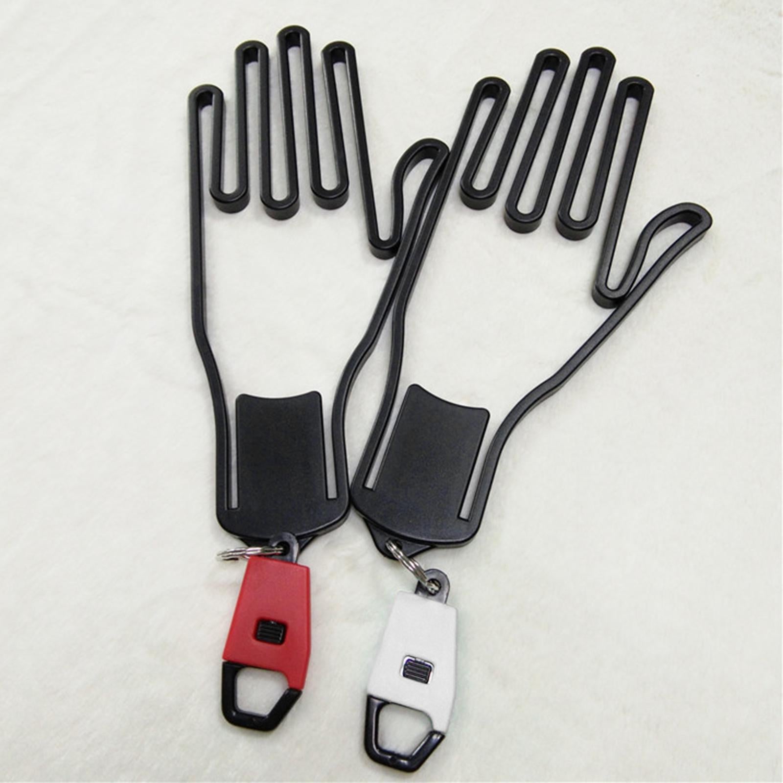 1 PC Golf Glove Holder Rack Outdoor Sport with Key Chain Plastic Durable Red