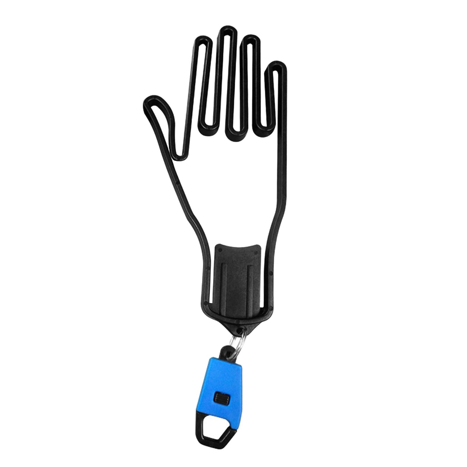 1 PC Golf Glove Holder Rack Outdoor Sport with Key Chain Plastic Durable Blue
