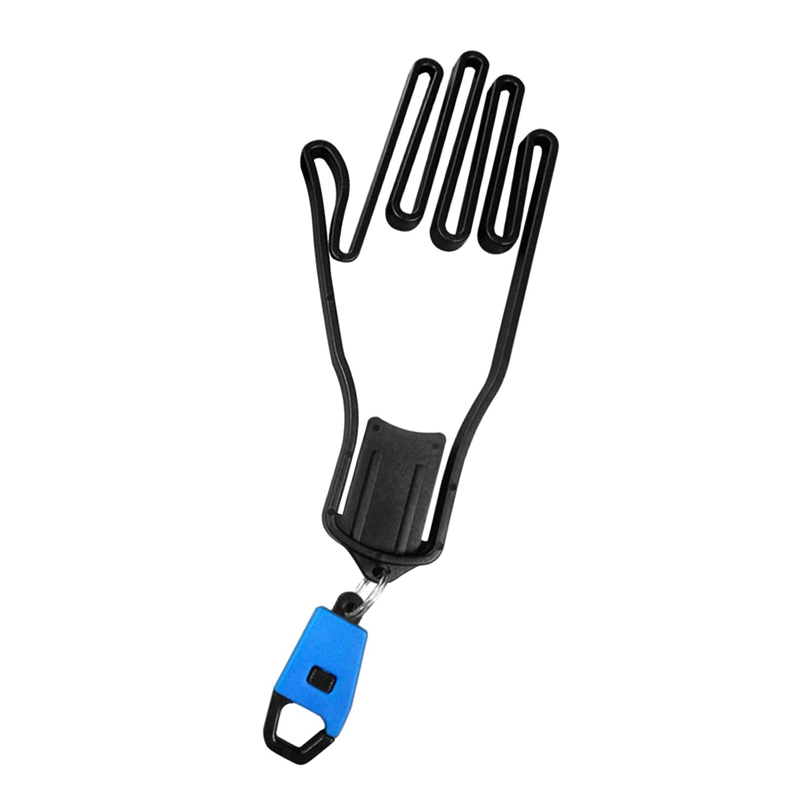 1 PC Golf Glove Holder Rack Outdoor Sport with Key Chain Plastic Durable Blue