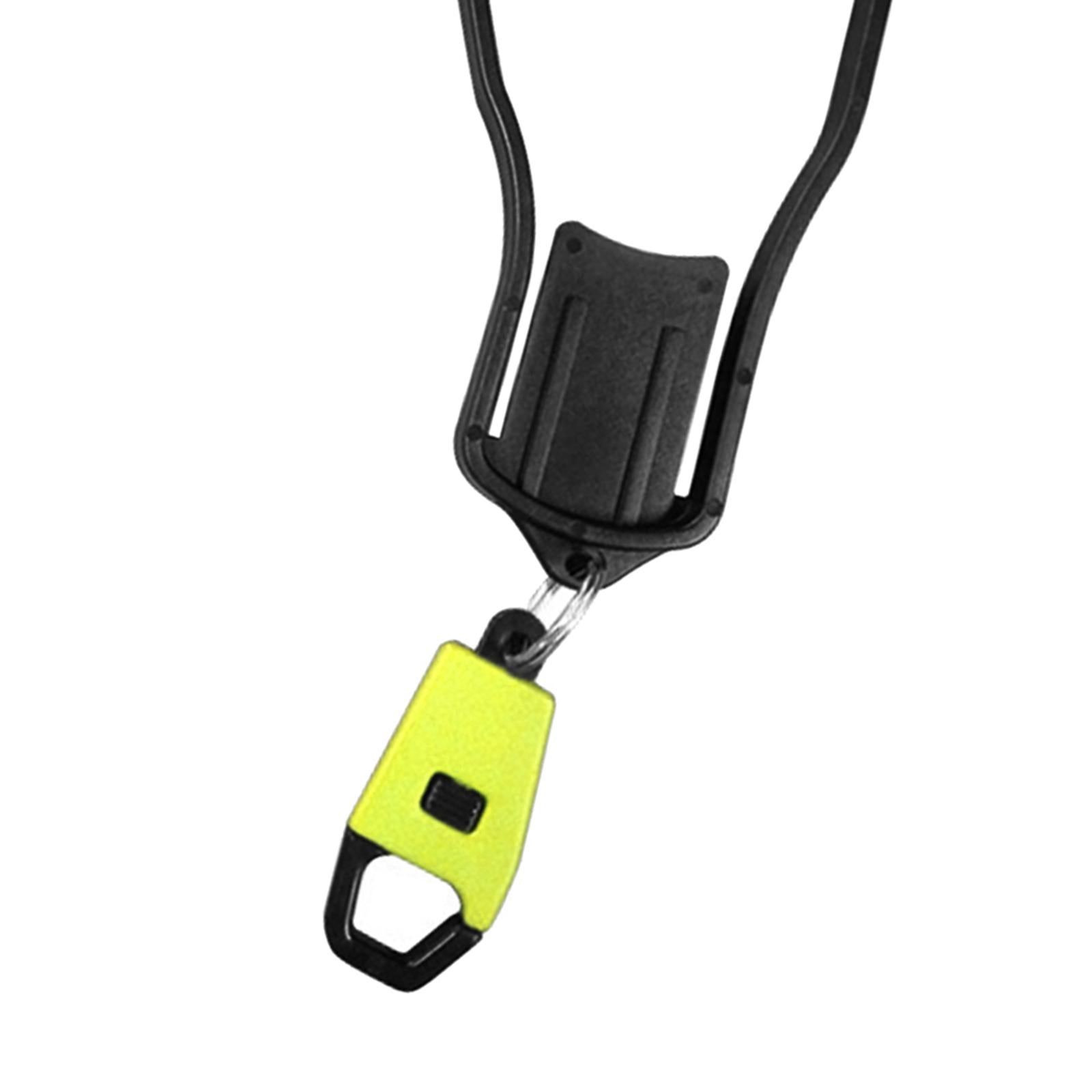 1 PC Golf Glove Holder Rack Outdoor Sport with Key Chain Plastic Durable Yellow