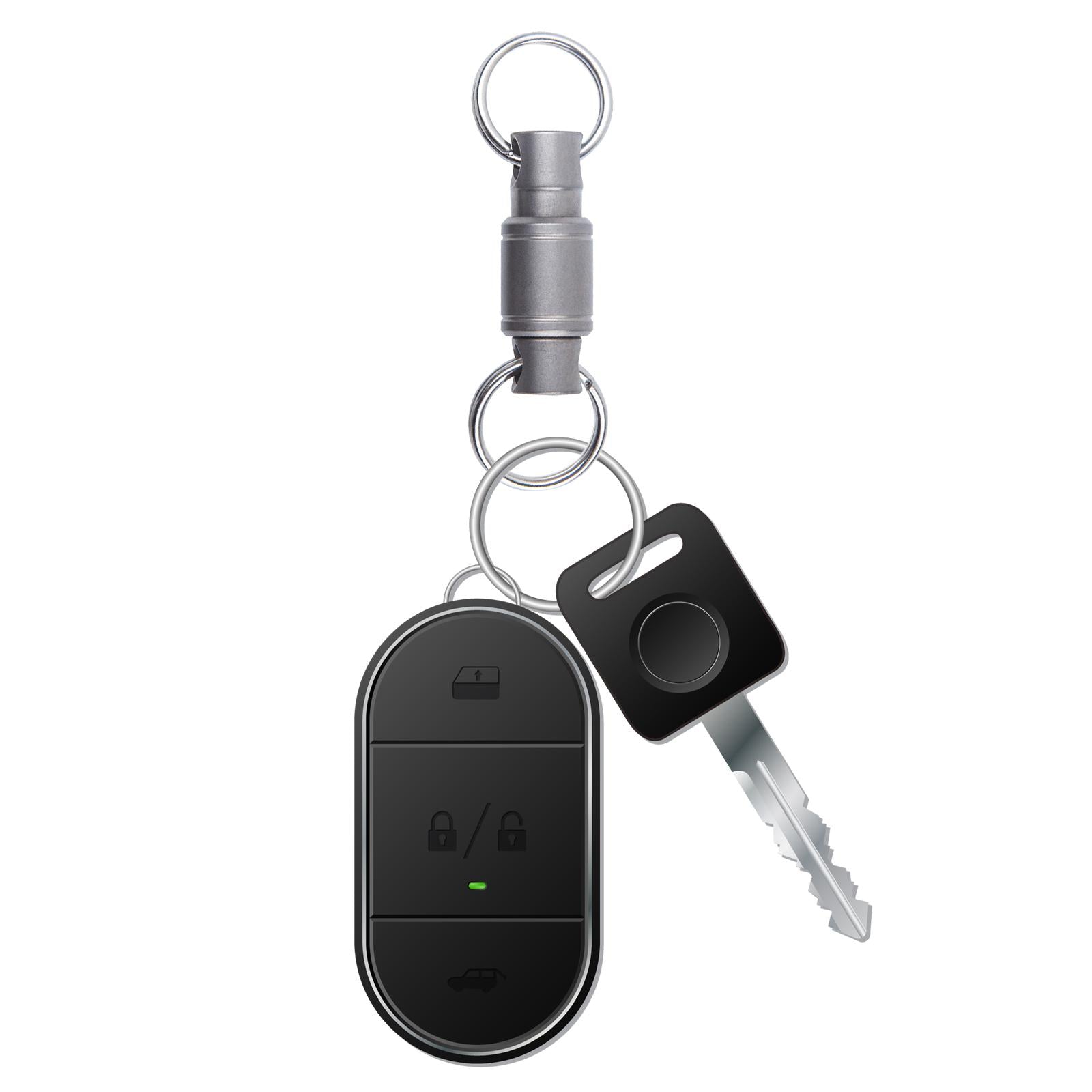 1x Keychain Keyring Silver Removable Titanium Alloy for Men Women Waist Belt