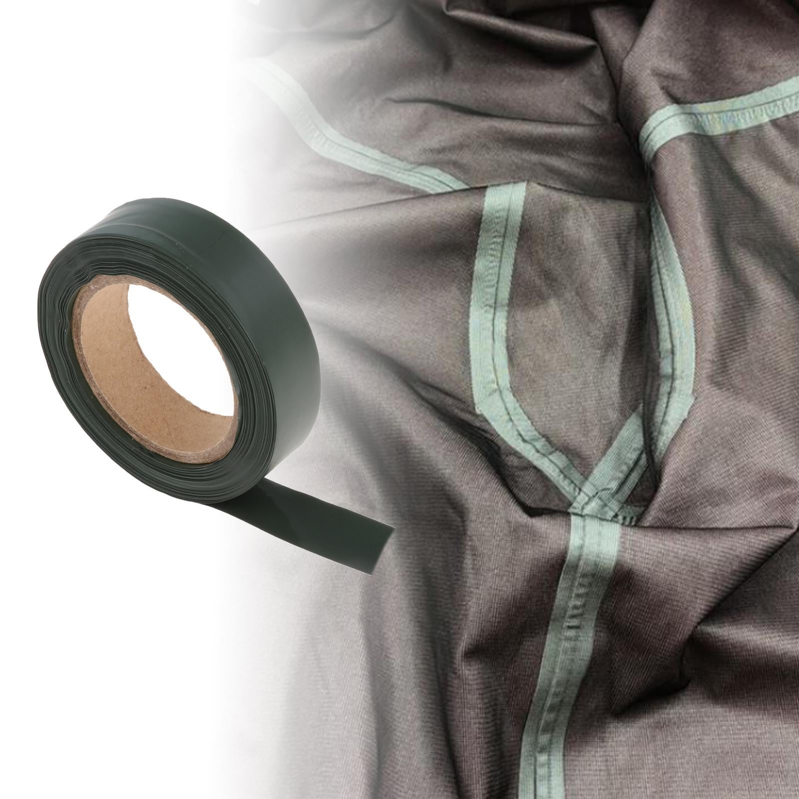 15M Seam Sealing Tape for Waterproof PU Coated Fabric Tent Fabric Repair Green