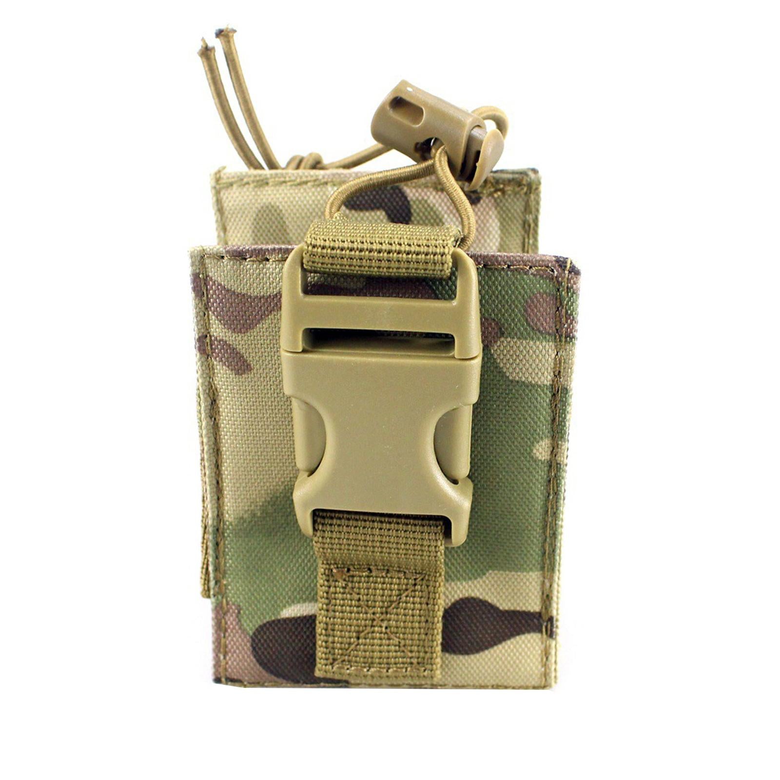 1PC Radio Pouch Holder Lightweight Portable Waist Bag Universal for Camping Multicolor B