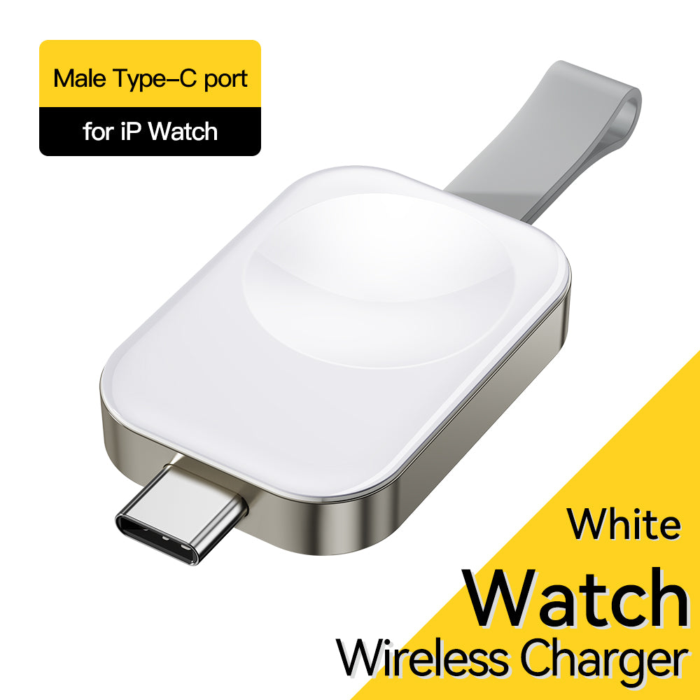 ESSAGER For Apple Watch Portable Wireless Charger Smartwatch Charging Dock - Type-C Male