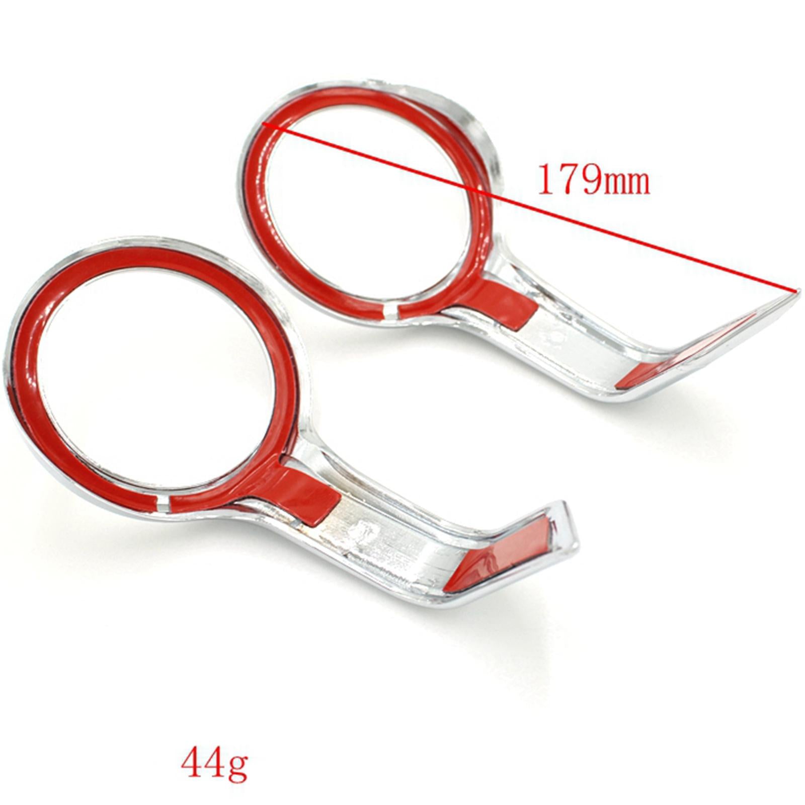 Motorcycle Fog Light Trim Rings Lamp Bezel Chrome Accessories