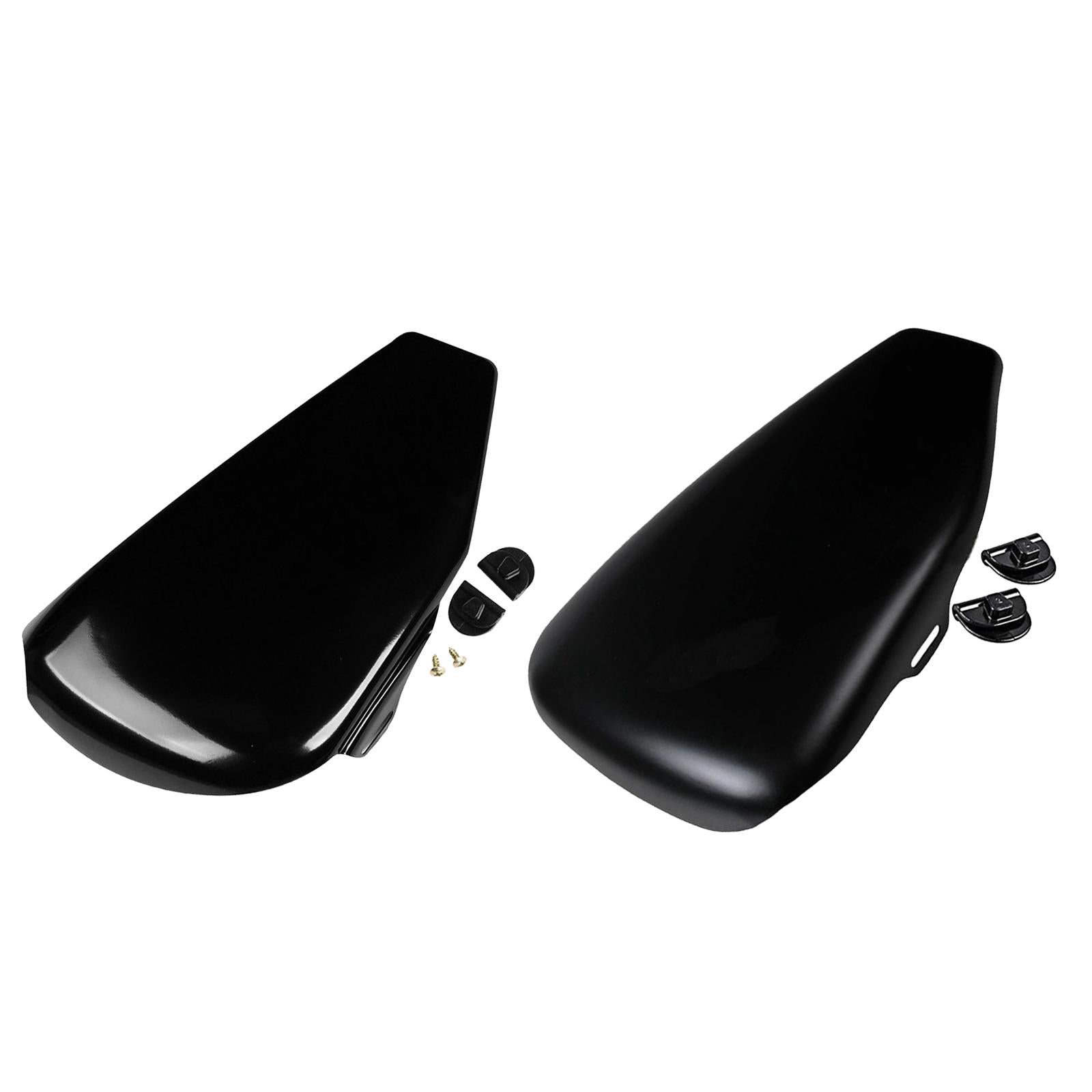 Left Battery Side Cover for Harley Sportster XL883 2004-2013 Bright Black