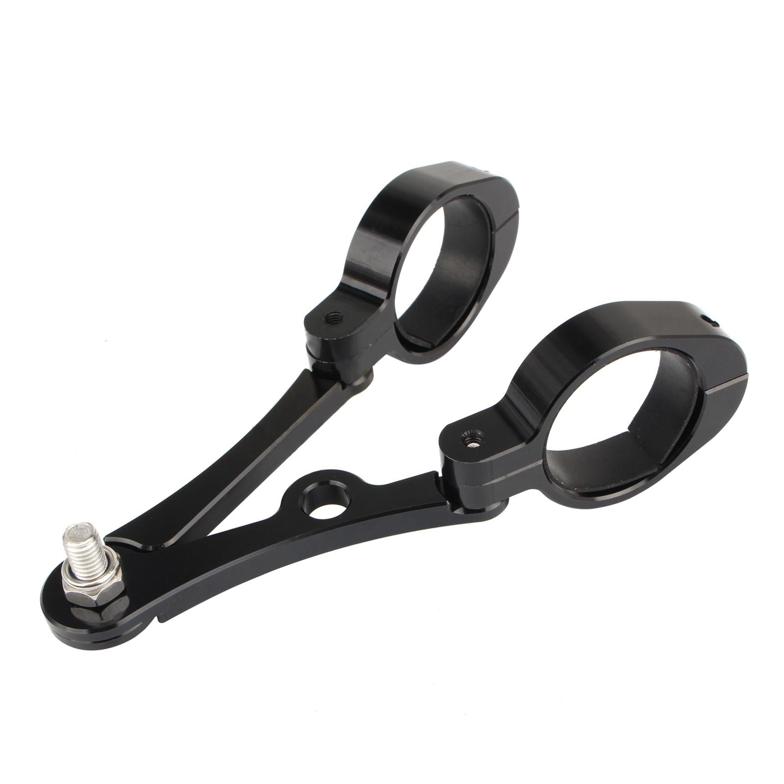 2x Motorcycle Headlight Bracket Mount Clamp 39-41mm Universal Black