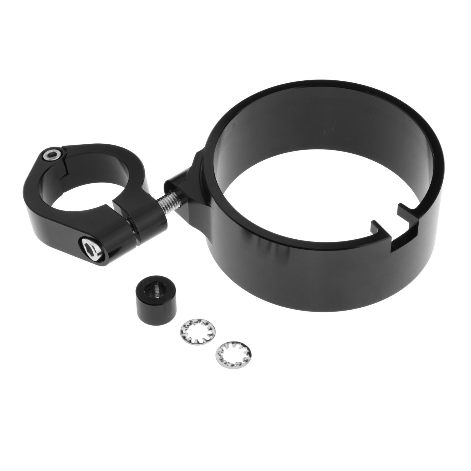 Motorcycle Speedometer Ring Side Mount Relocation Bracket For Harley Black