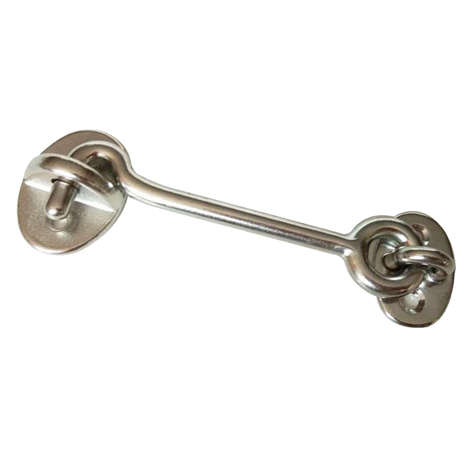 Cabin Hook and Eye Latch Lock Shed Gate Door Catch Holder for Garage Marine