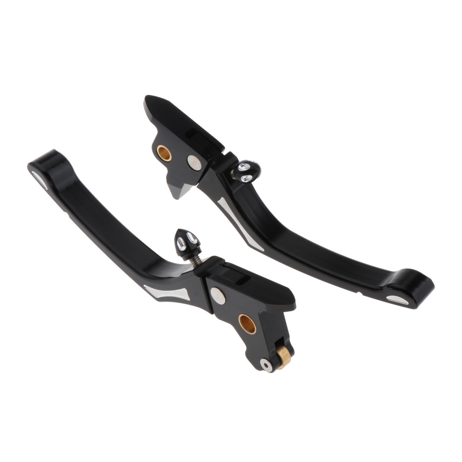 Regulator Clutch & Brake Lever Set Black for Harley Touring Parts 14-16