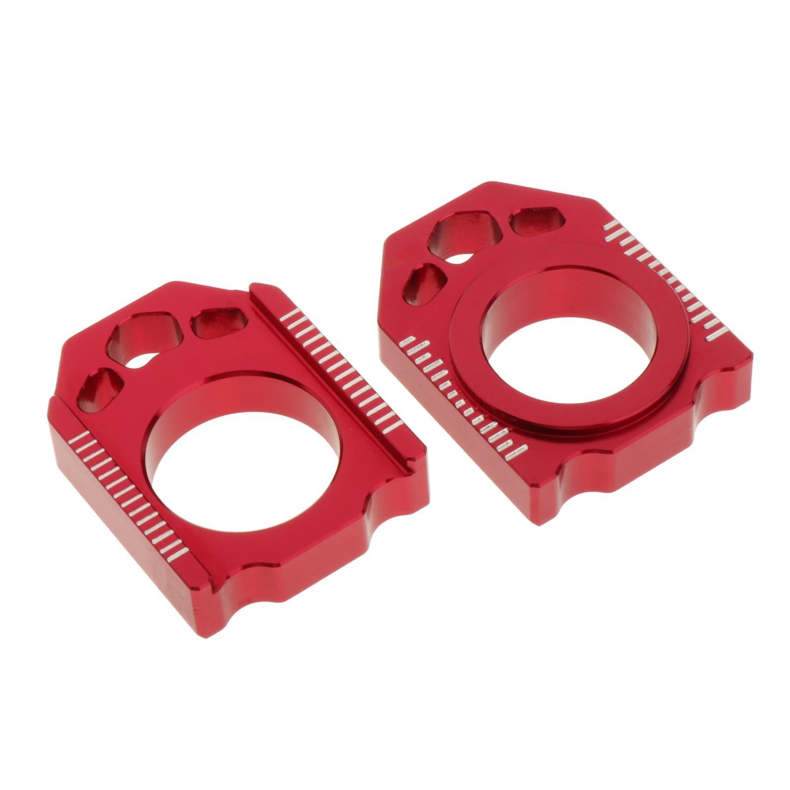 2pcs Motorcycle CNC Rear Adjuster Block Chains for HONDA CR125R CR250R