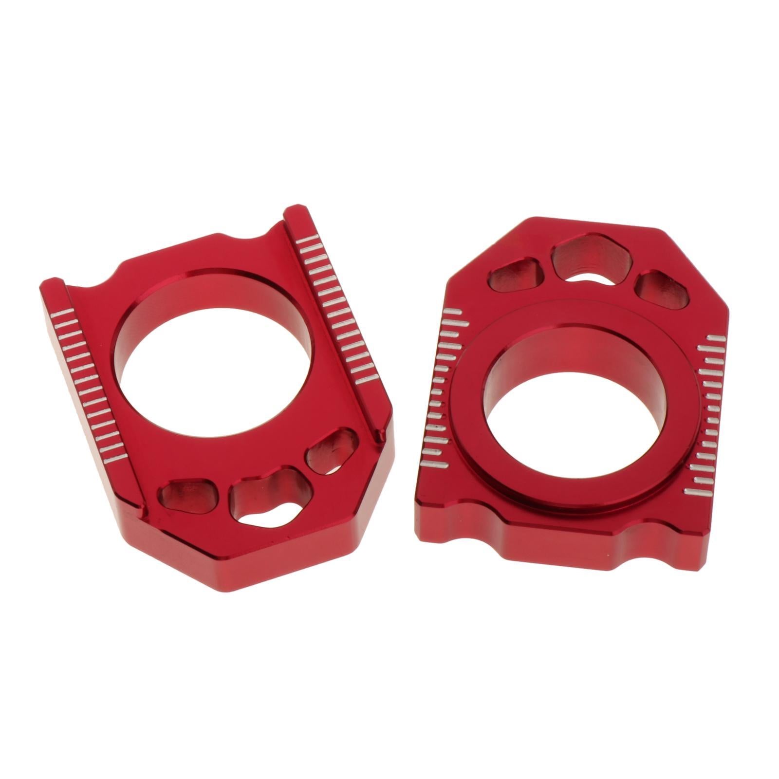 2pcs Motorcycle CNC Rear Adjuster Block Chains for HONDA CR125R CR250R