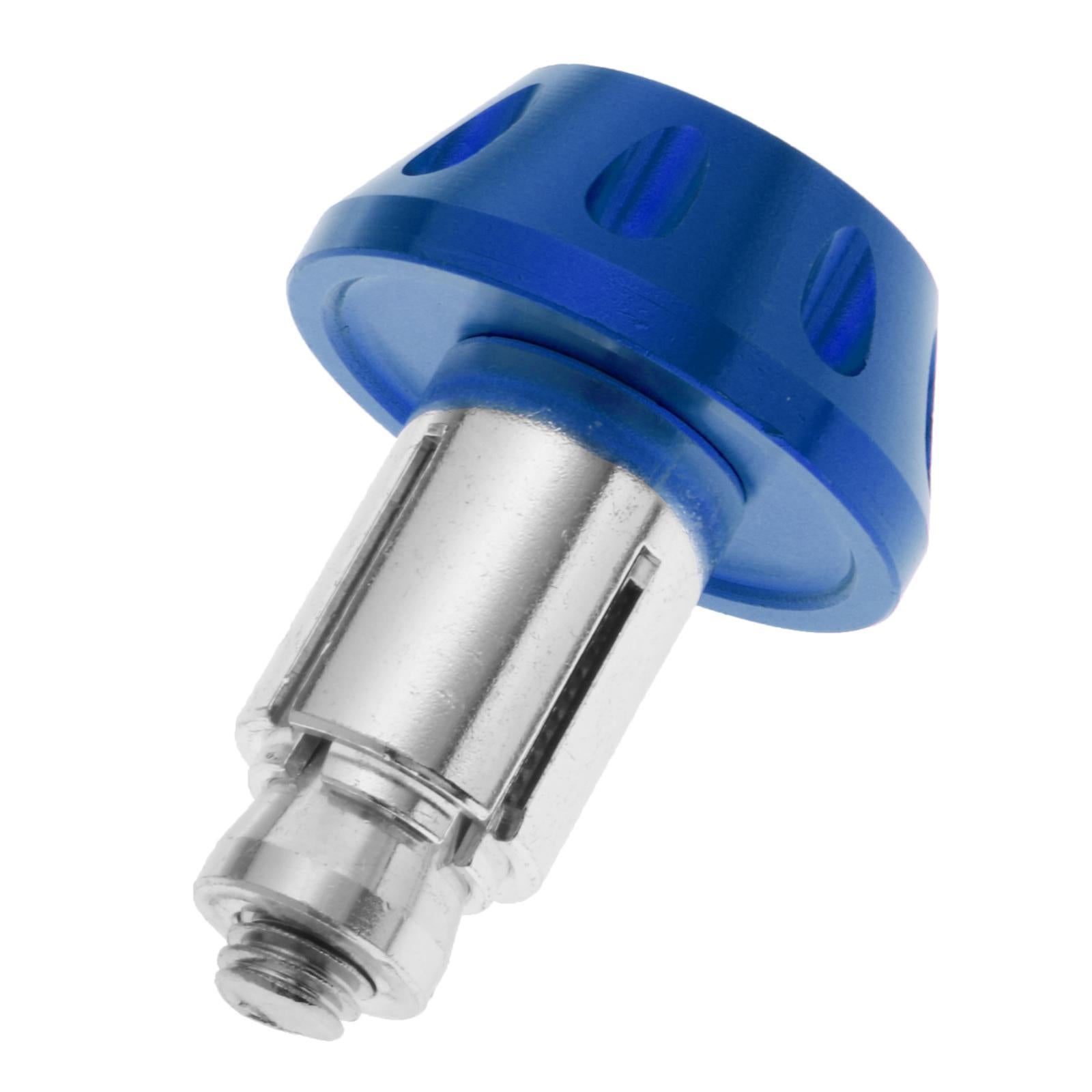 1 Pair Motorcycle Handlebar Grips Bar End Plug Universal Blue