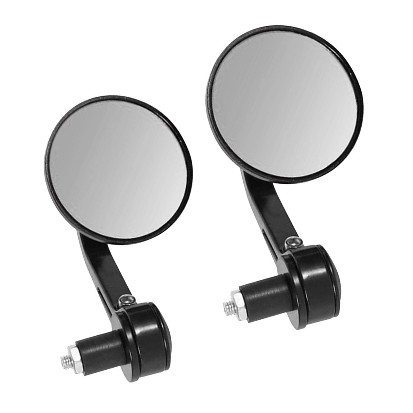 2pcs Motorcycle Rear View Mirrors Aluminum Alloy Motorbike Side View Mirrors