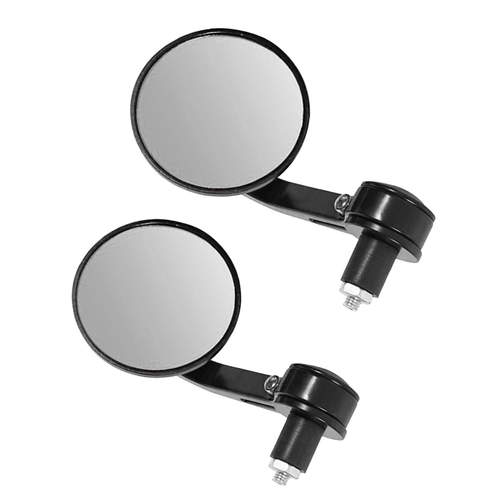 2pcs Motorcycle Rear View Mirrors Aluminum Alloy Motorbike Side View Mirrors