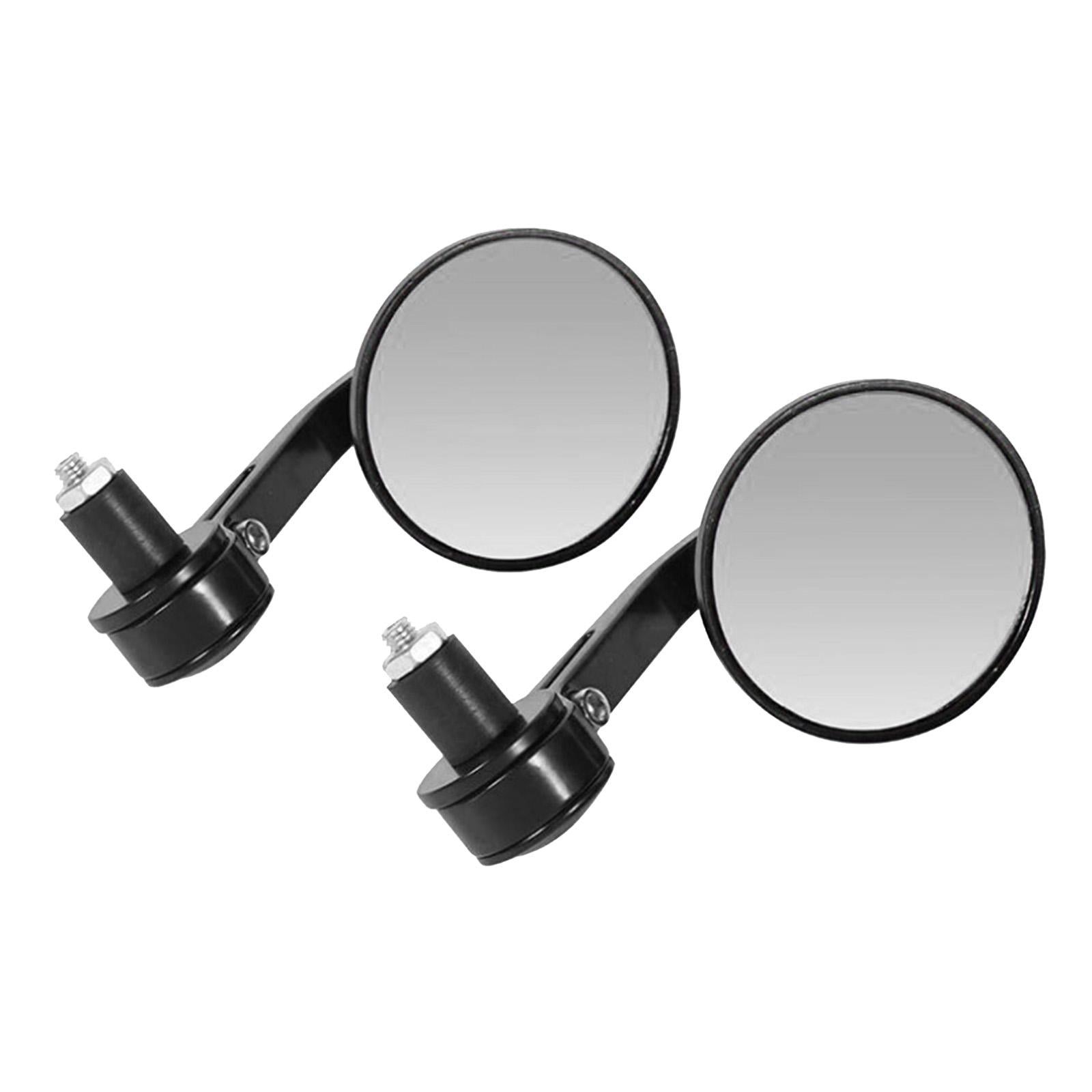 2pcs Motorcycle Rear View Mirrors Aluminum Alloy Motorbike Side View Mirrors