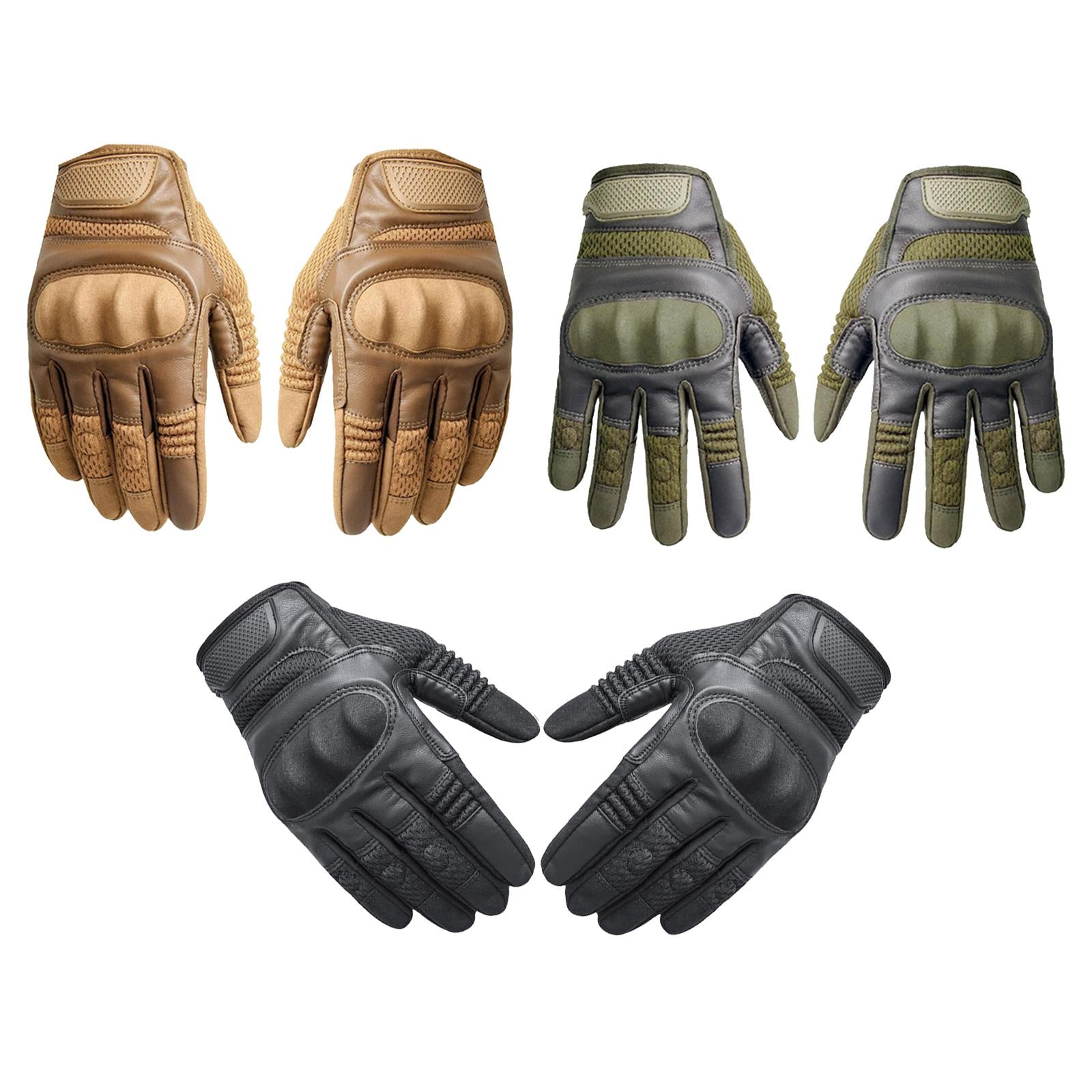 2xWinter Thermal Ski Gloves Touchscreen Waterproof Snow Gloves Black M