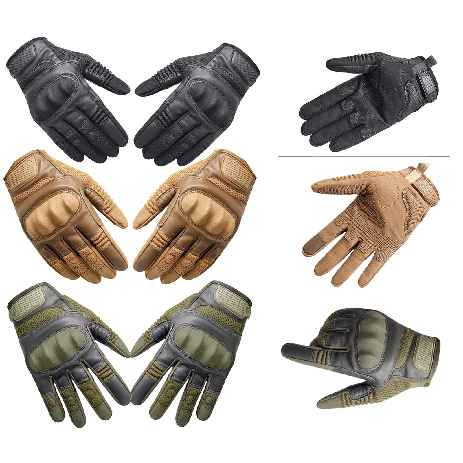 2xWinter Thermal Ski Gloves Touchscreen Waterproof Snow Gloves Black M