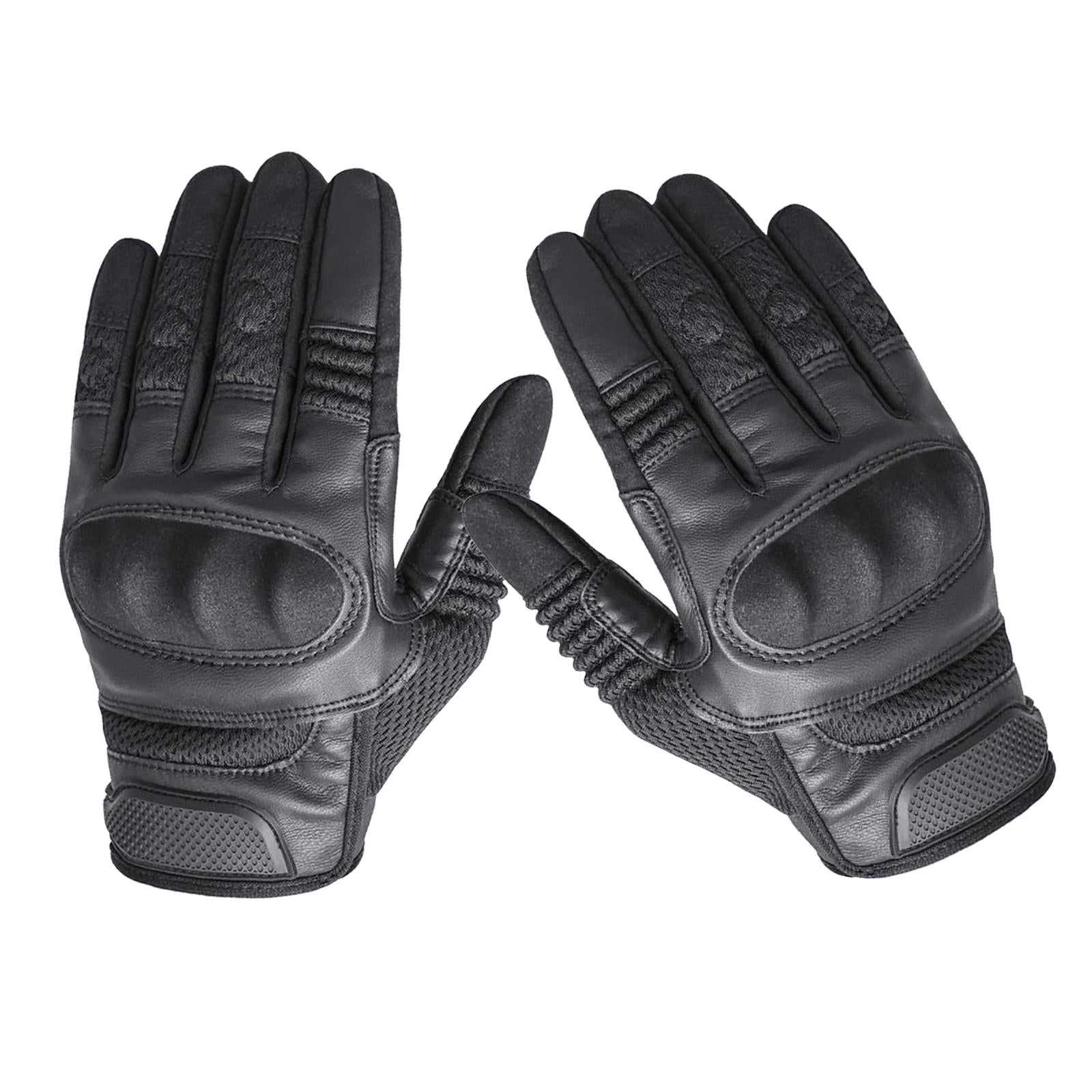 2xWinter Thermal Ski Gloves Touchscreen Waterproof Snow Gloves Black L