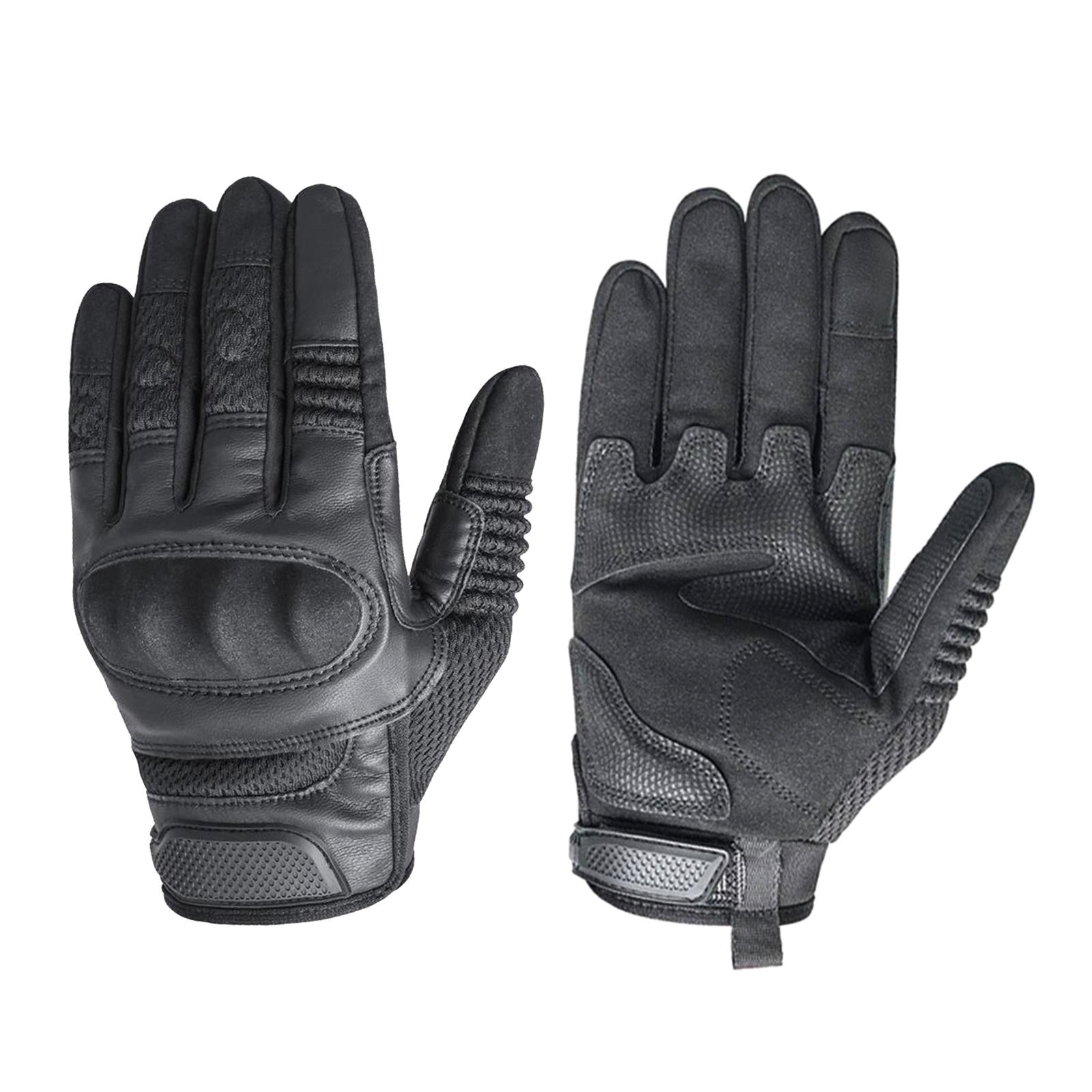 2xWinter Thermal Ski Gloves Touchscreen Waterproof Snow Gloves Black XL
