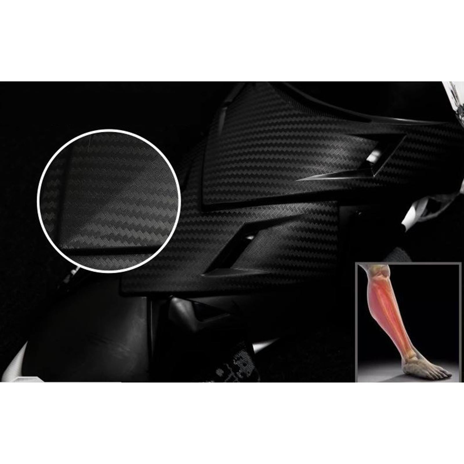 1 Pair Motorbike Knee Pads Armour Gear Motocross Shin Guards Protector White