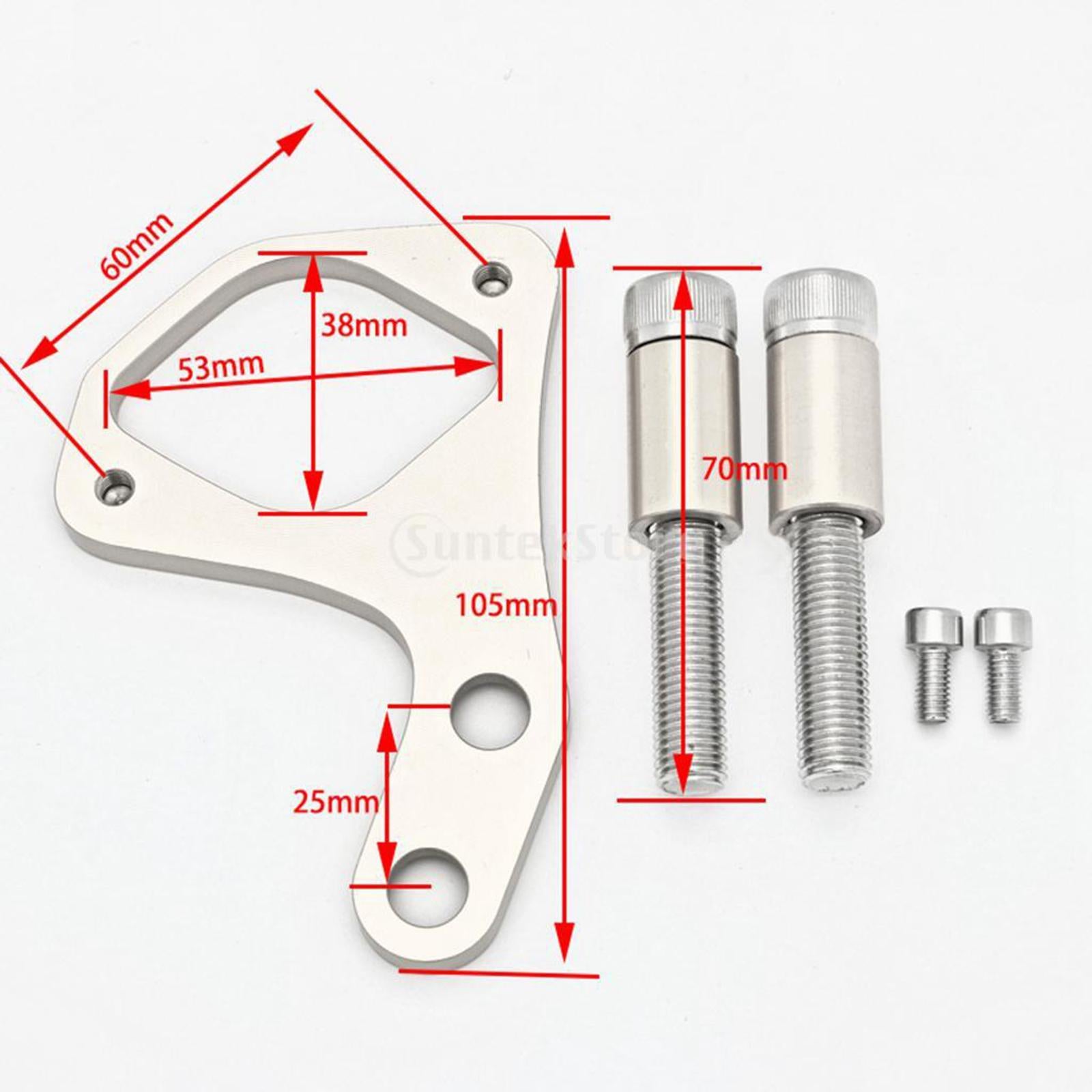 Motorcycle Ignition Key Relocation Bracket for Triumph Bonneville Golden