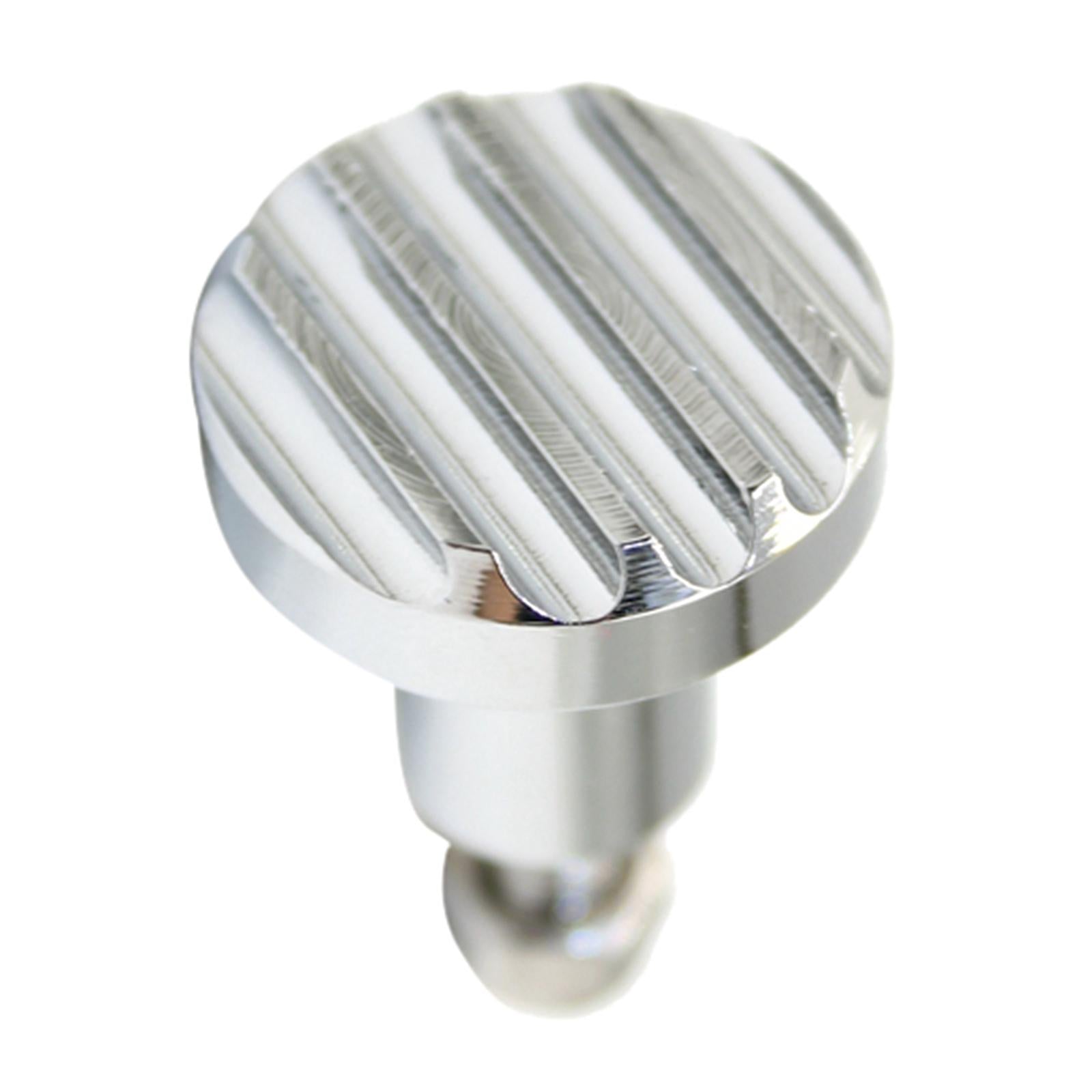 Motorcycle Fluted Carburetor Choke Knob fit for Triumph Scrambler Silver