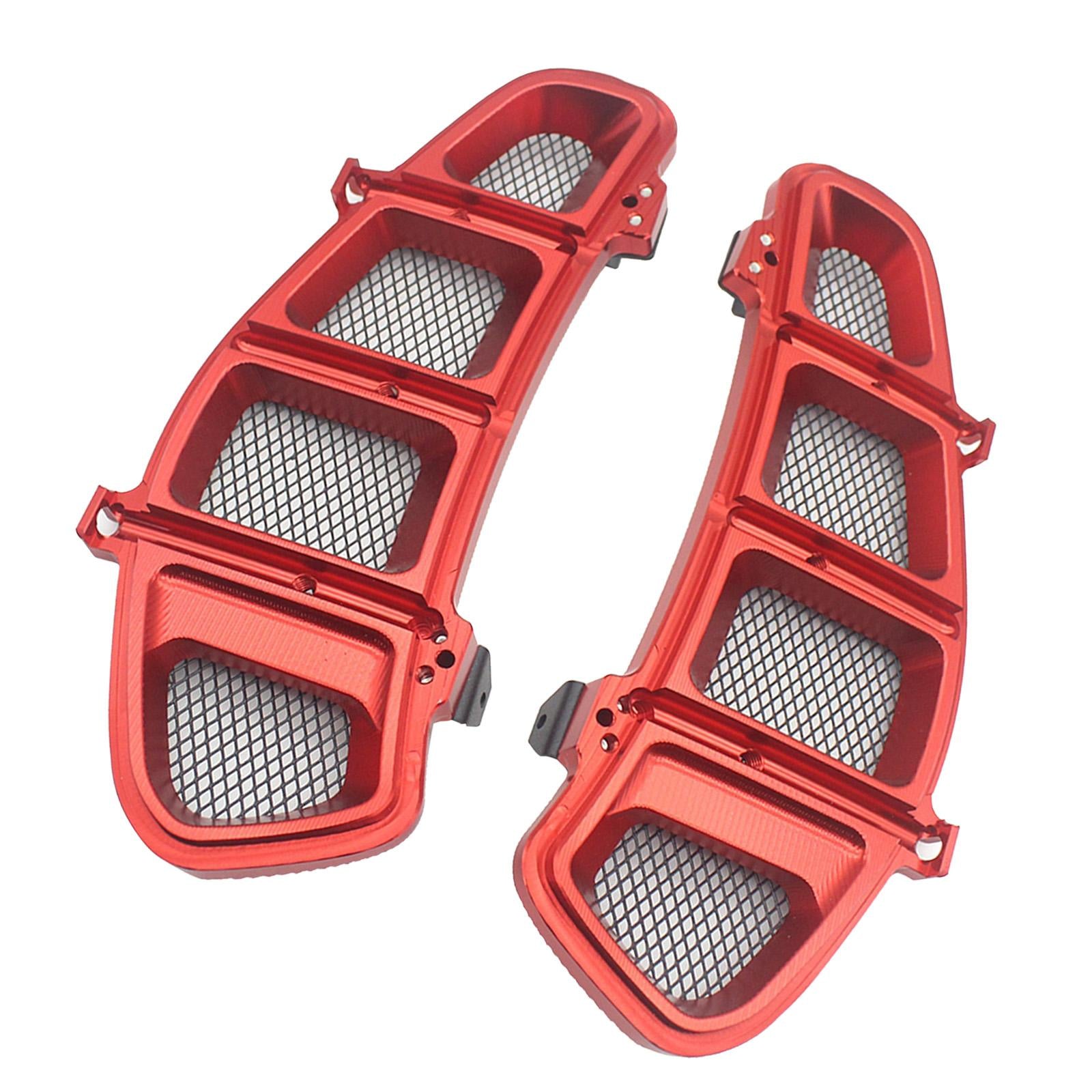 1 Pair Motorcycle Radiator Guard Cover for VESPA GTS 250 2013-2020 Red