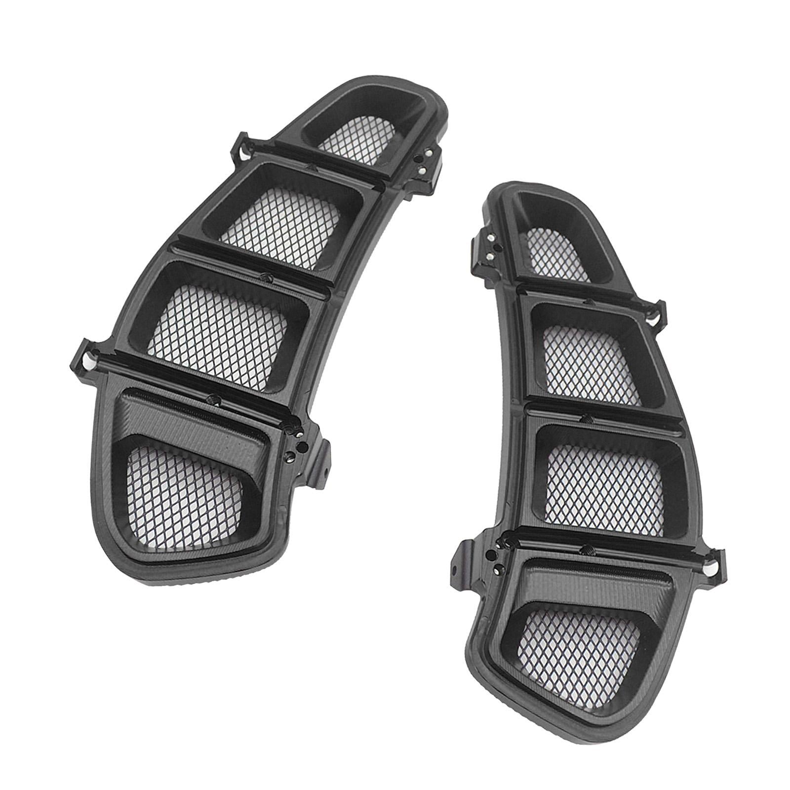 1 Pair Motorcycle Radiator Guard Cover for VESPA GTS 250 2013-2020 Black