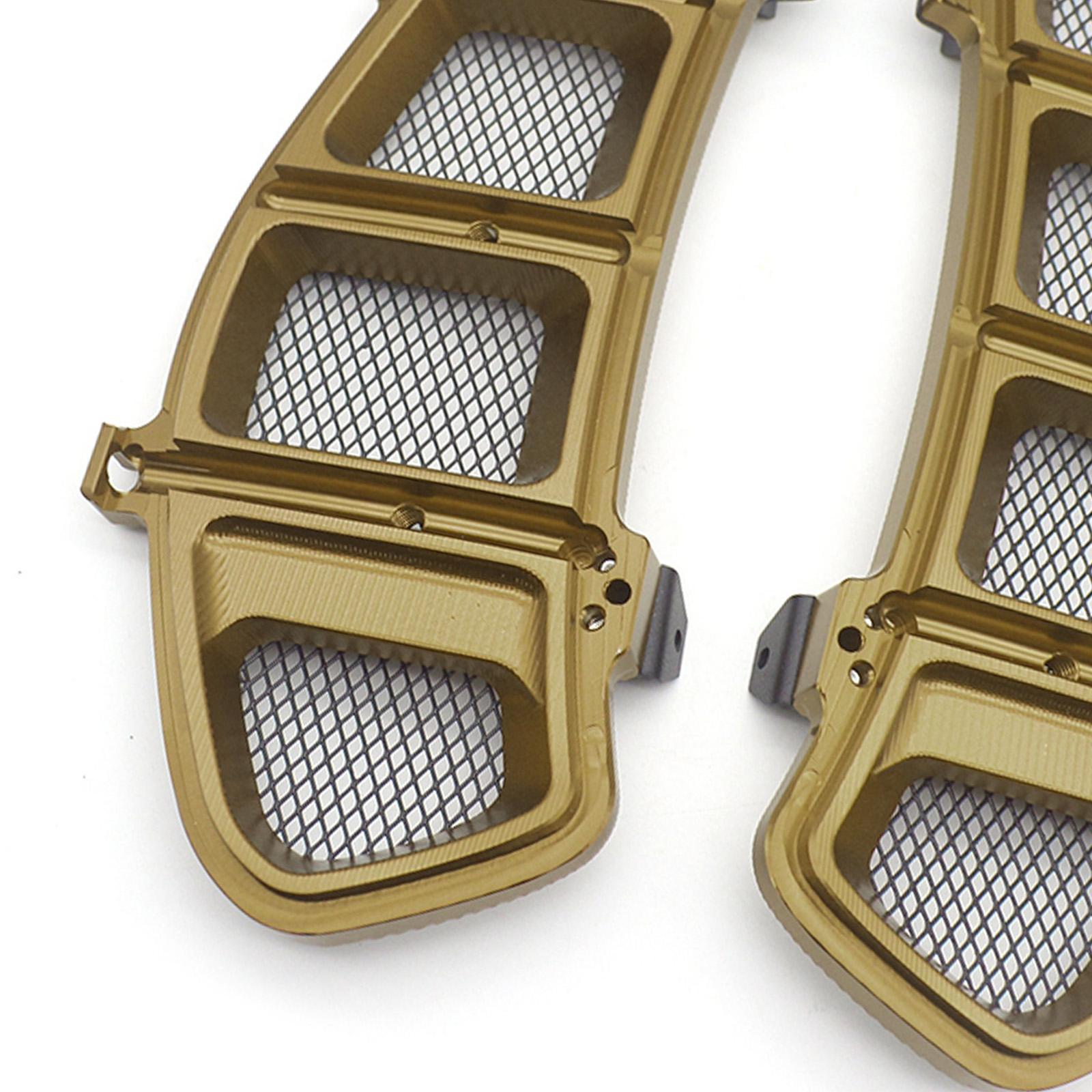 1 Pair Motorcycle Radiator Guard Cover for VESPA GTS 250 2013-2020 Golden