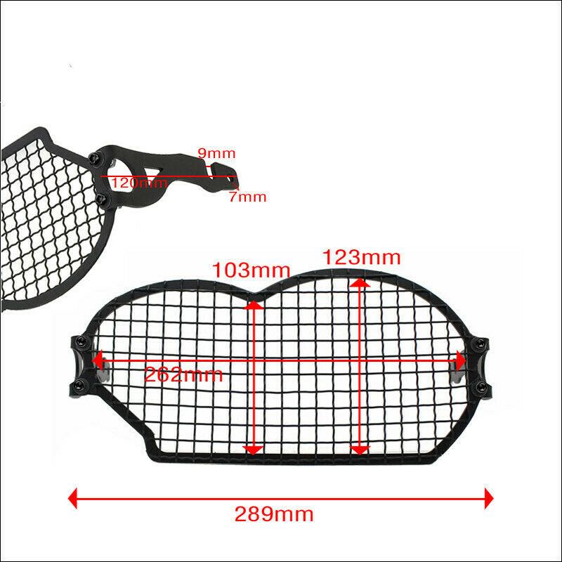 Black Grille Motorcycle Headlight Lamp Protector Guard for BMW R1200GS