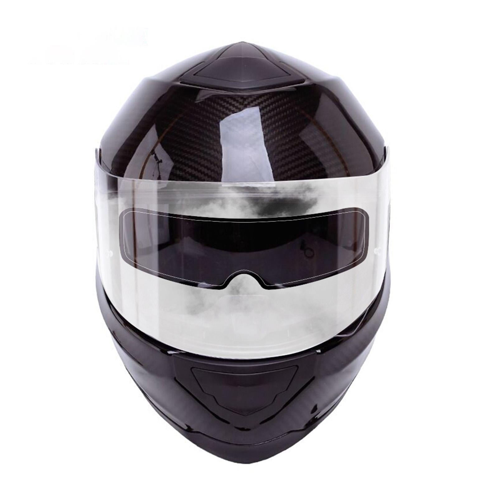 1x Universal Anti-Fog Helmet Lens Film Motorcycle Fog Resistant Visor Shield