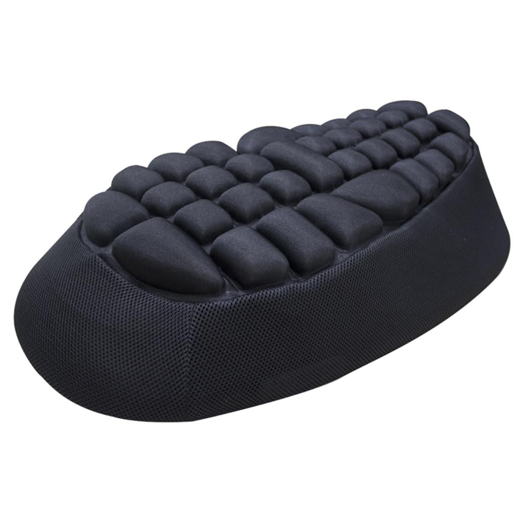 Universal Air Pad Motorcycle Seat Cushion Cover w/Air Pump 610 x 300 x 40mm