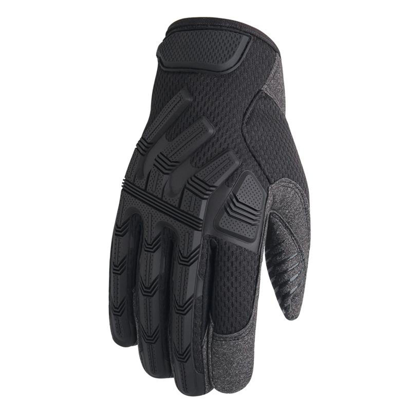 Windproof Motorcycle Gloves Non-Slip for Men Women Cycling ATV UTV Outdoor M black