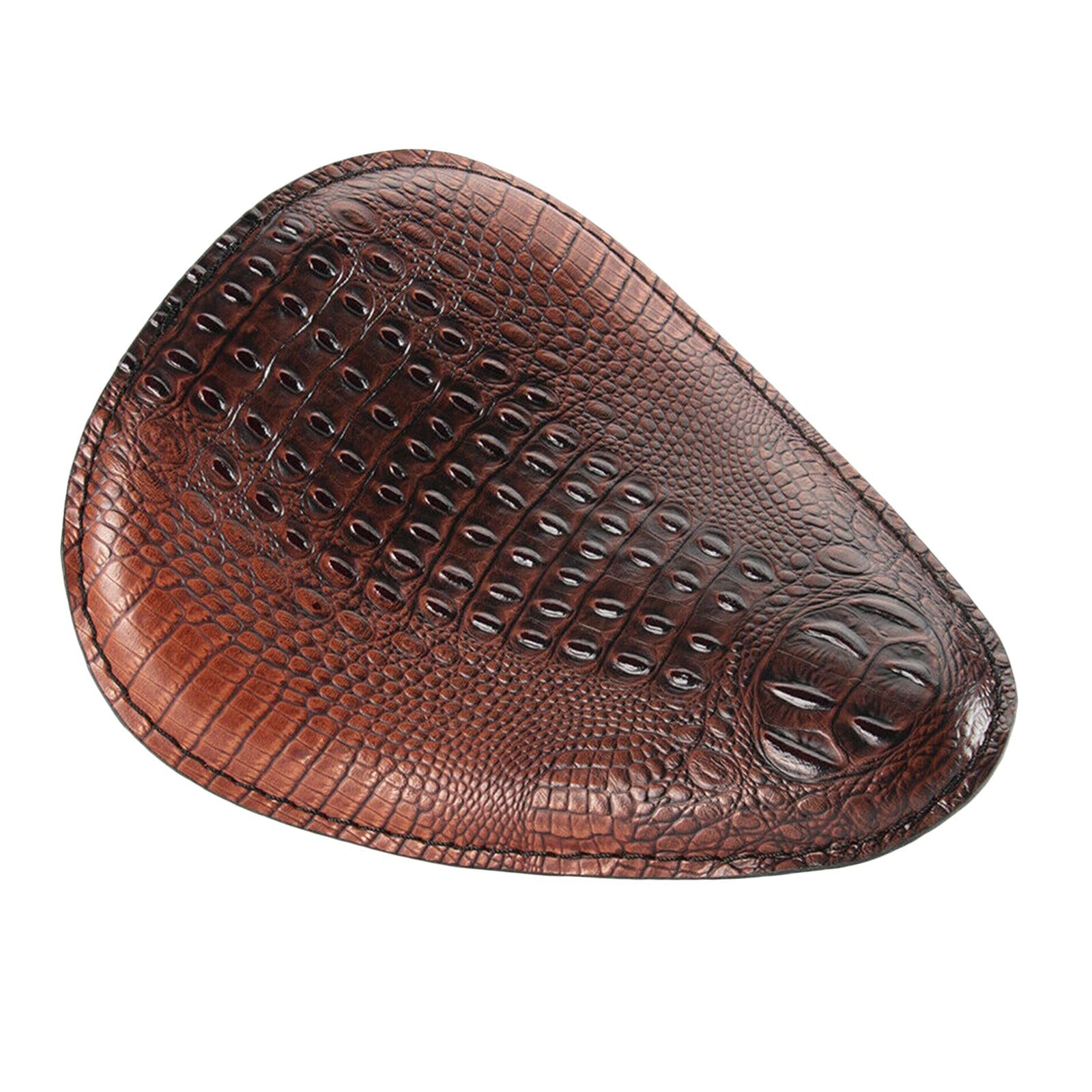 Motorcycle Solo Seat for Harley Custom Chopper Bobber Saddle Seat Brown