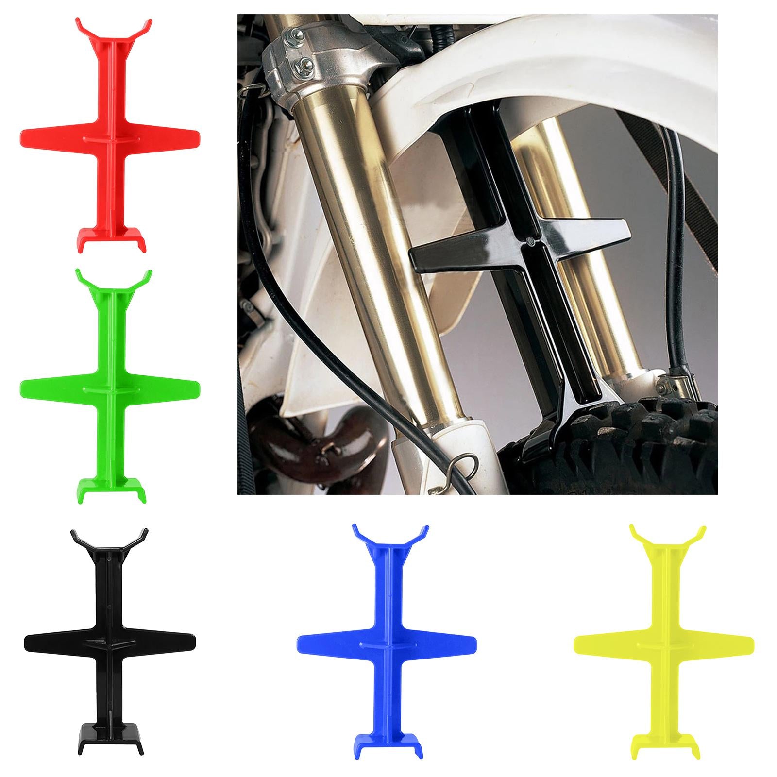 Plastic Motorcycle Fork Guard Protector for Off-road motorcycles Black