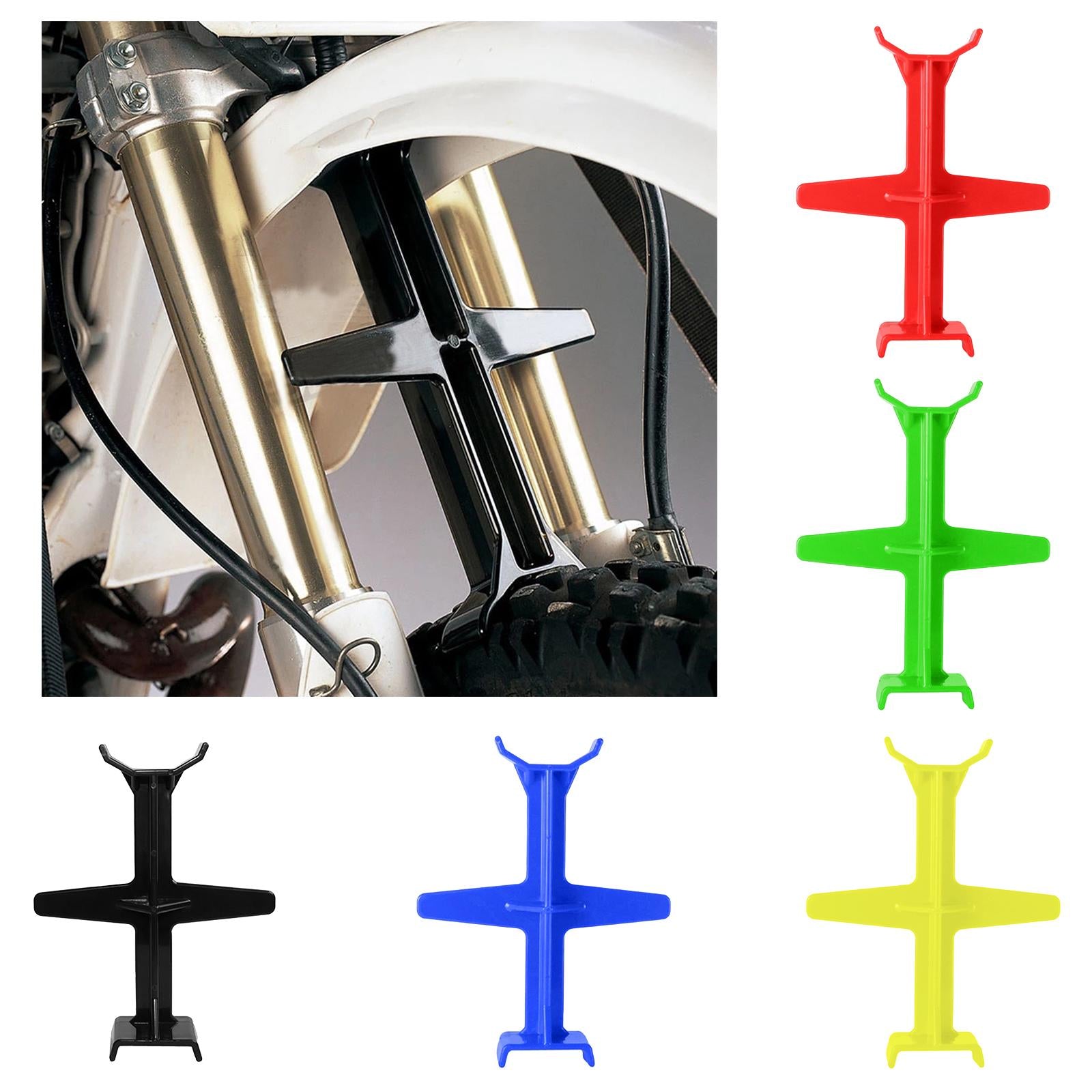 Plastic Motorcycle Fork Guard Protector for Off-road motorcycles Black