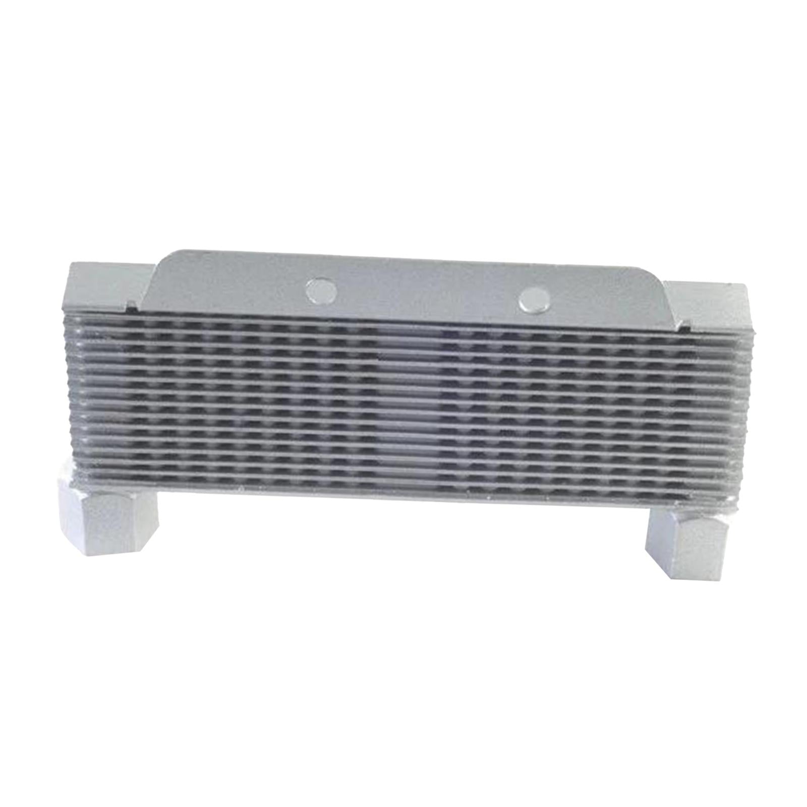 Universal Motorbike Engine Oil Cooler Radiator Silver Motorbike ATV Bikes