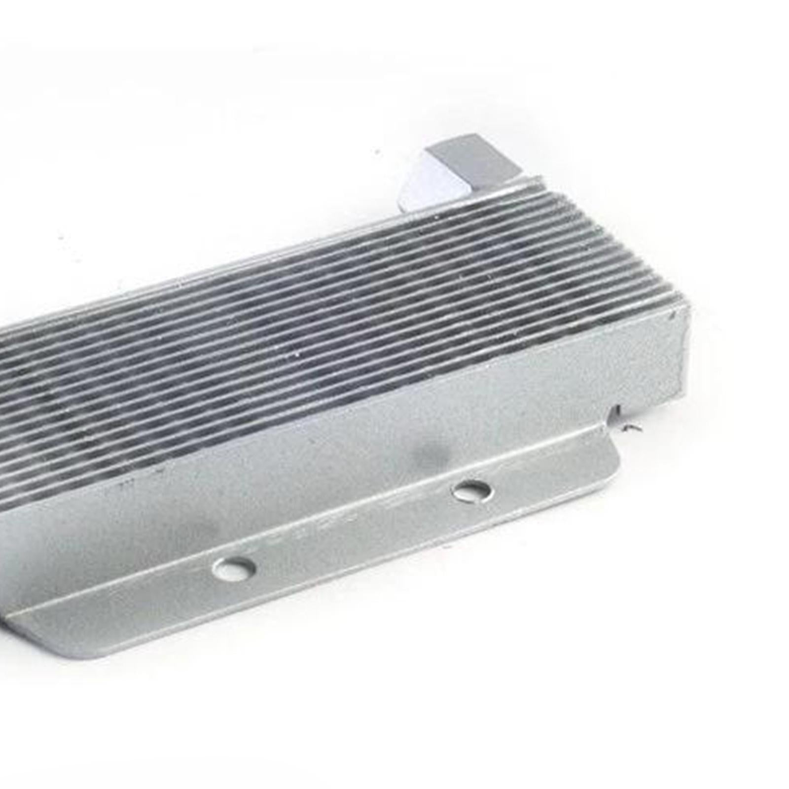 Universal Motorbike Engine Oil Cooler Radiator Silver Motorbike ATV Bikes