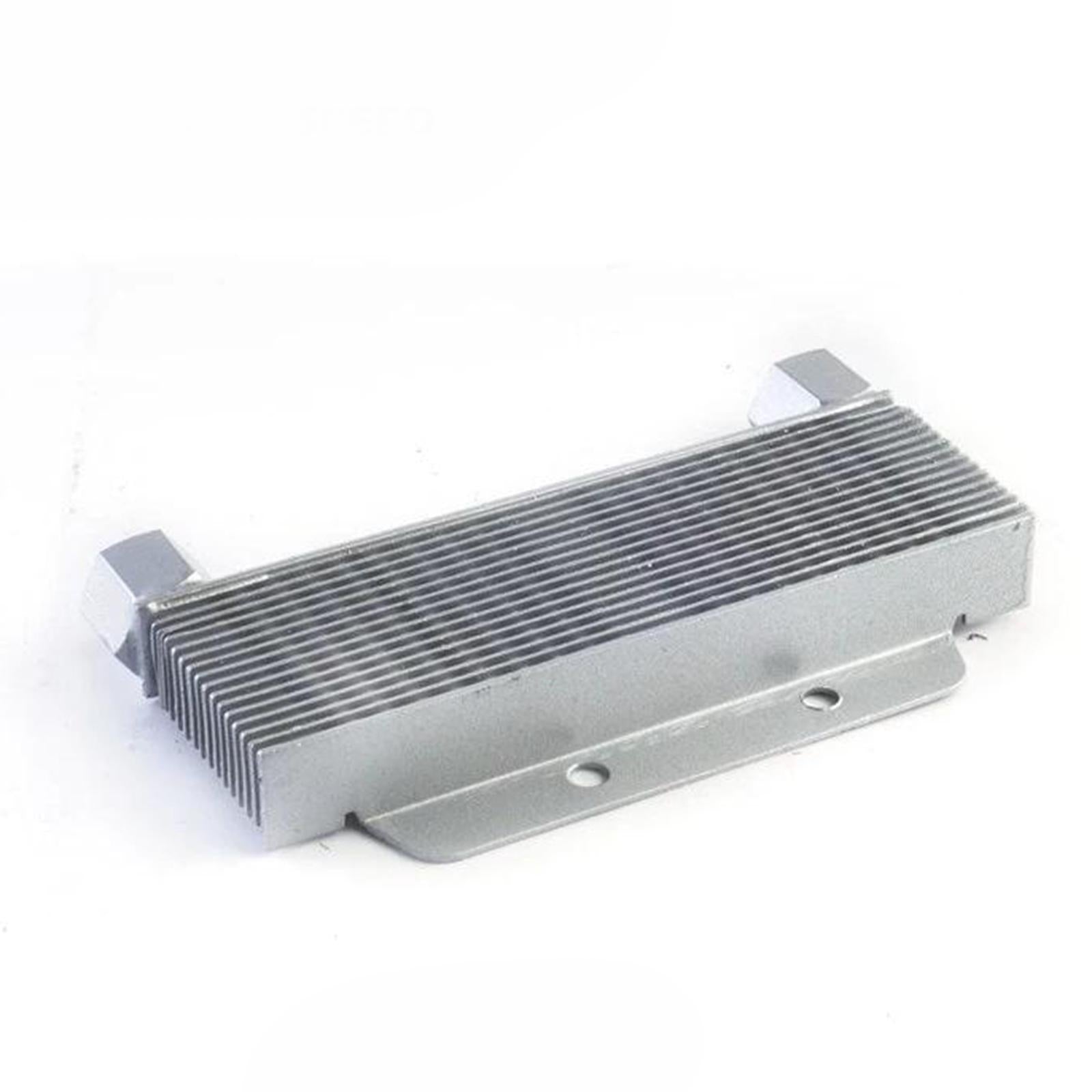 Universal Motorbike Engine Oil Cooler Radiator Silver Motorbike ATV Bikes
