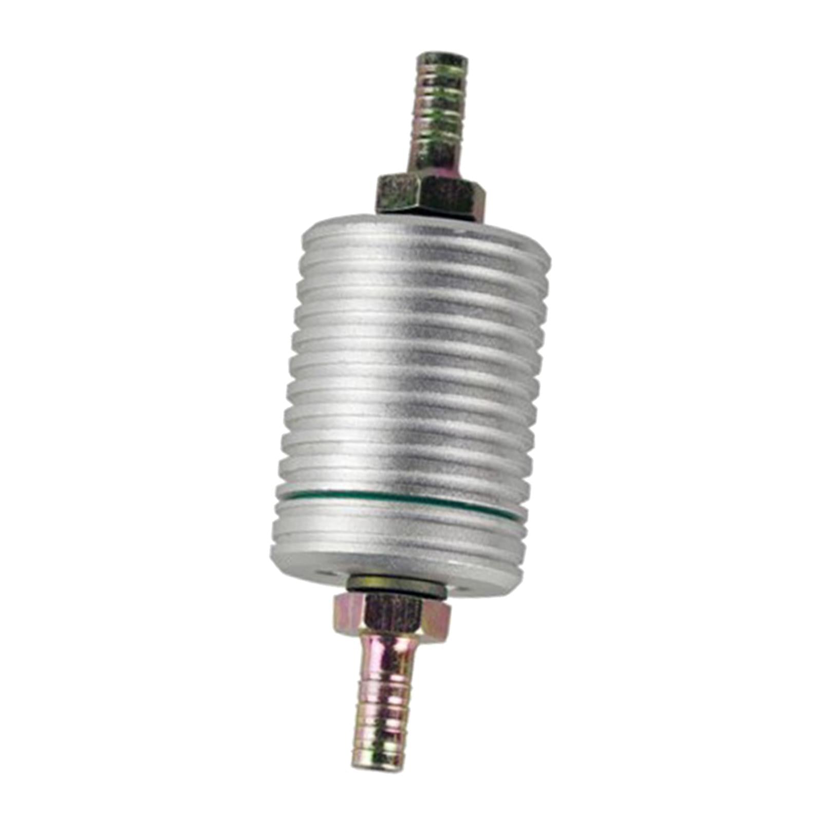 Motorcycle External Oil Cooling System Filter Aluminum Alloy Durable Silver