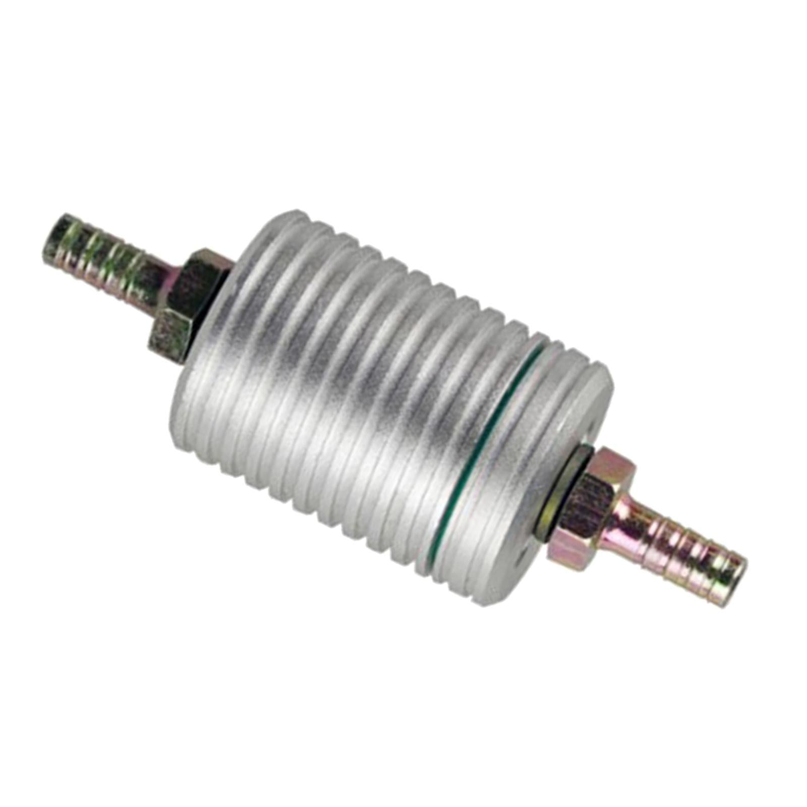 Motorcycle External Oil Cooling System Filter Aluminum Alloy Durable Silver