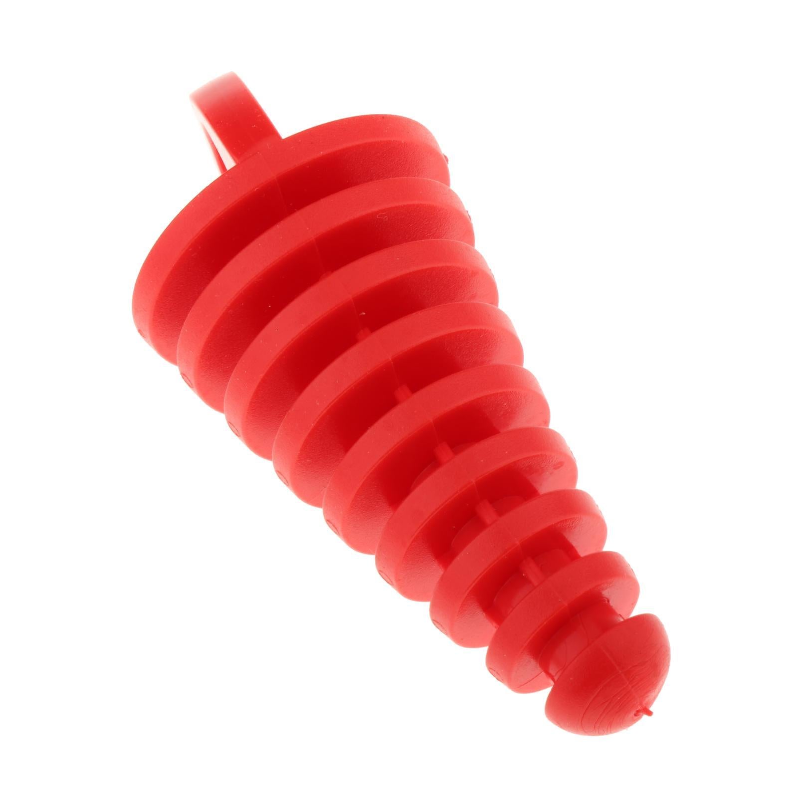 Universal Motorcycle Exhaust Pipe Silencer Motorbike Muffler Insert Red