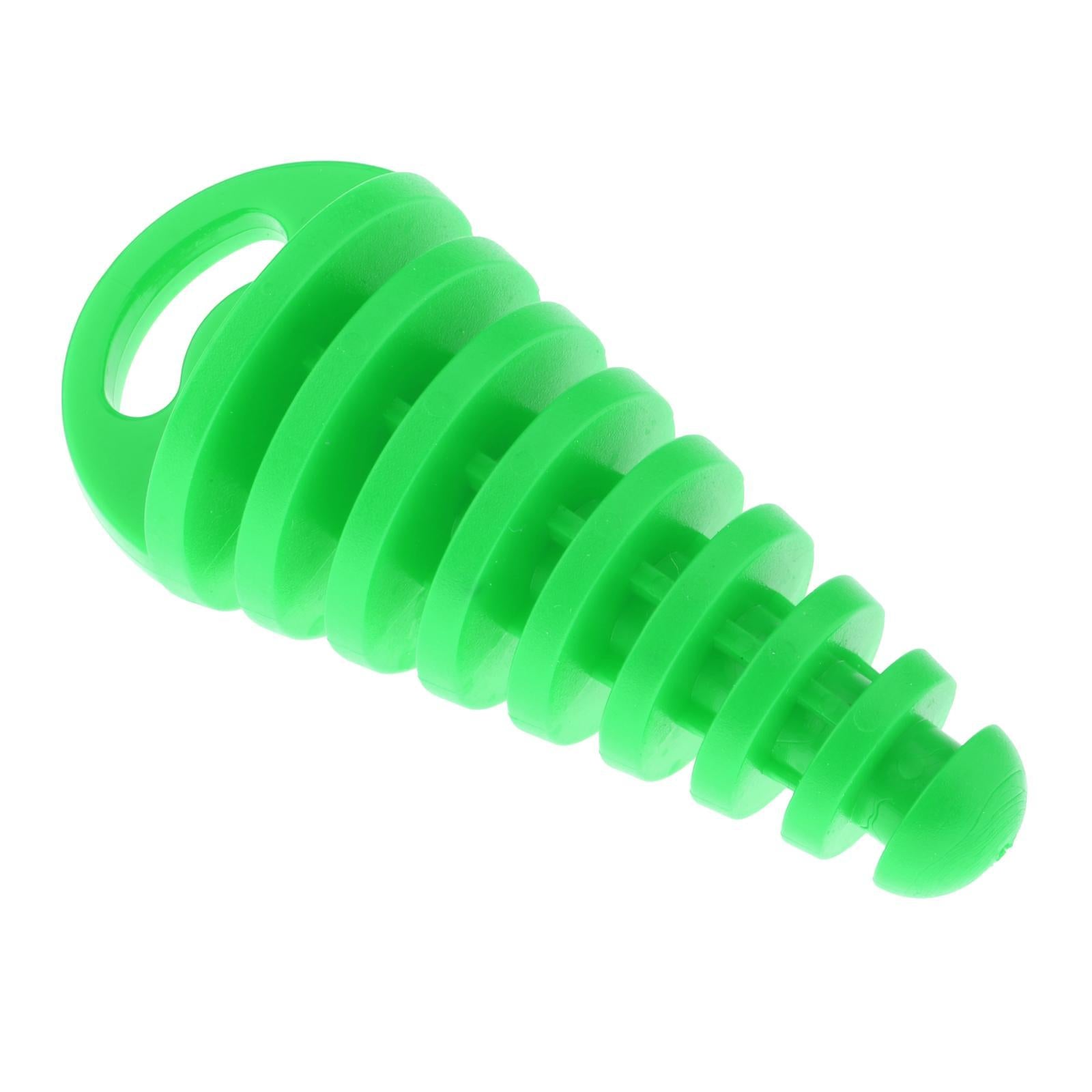 Universal Motorcycle Exhaust Pipe Silencer Motorbike Muffler Insert Green