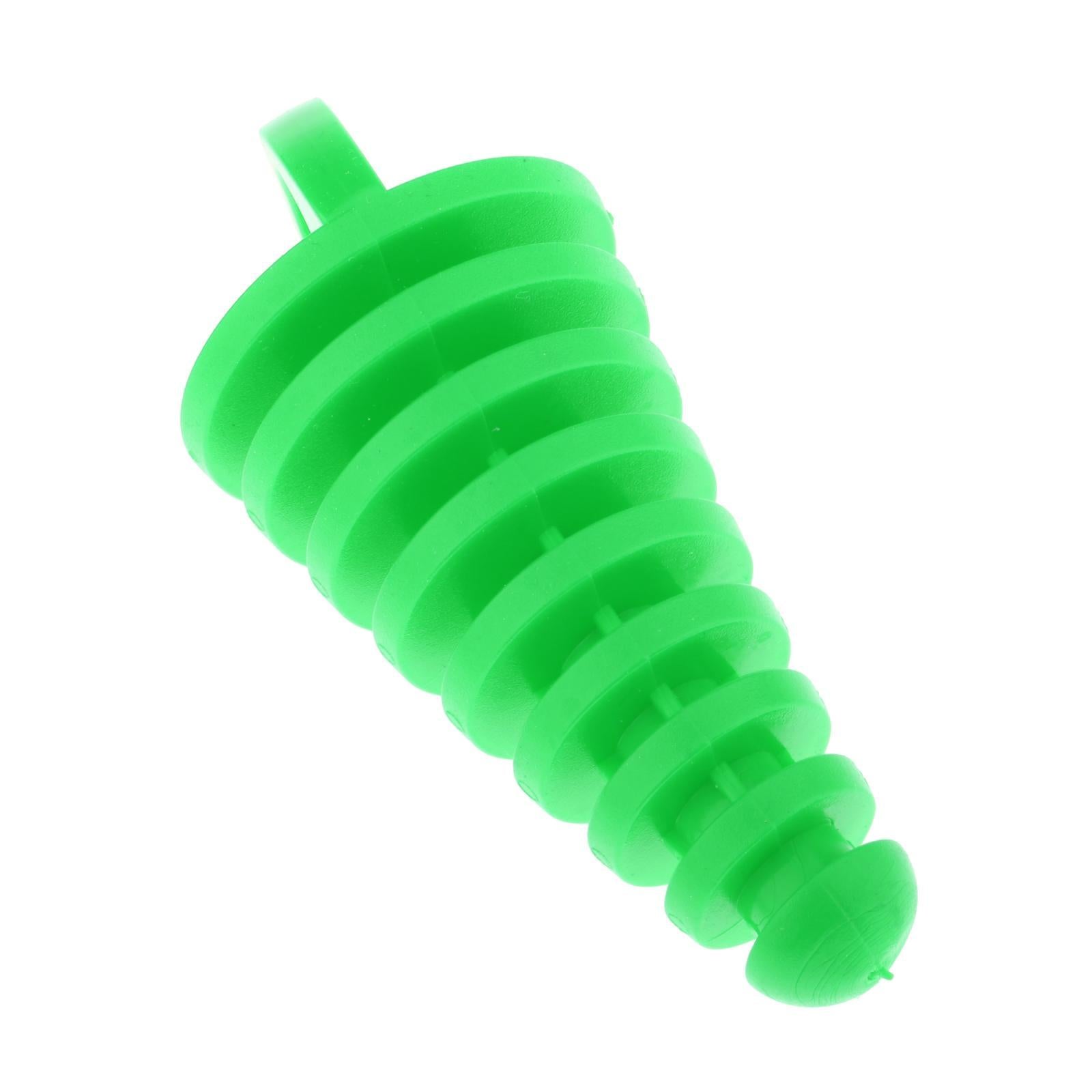 Universal Motorcycle Exhaust Pipe Silencer Motorbike Muffler Insert Green