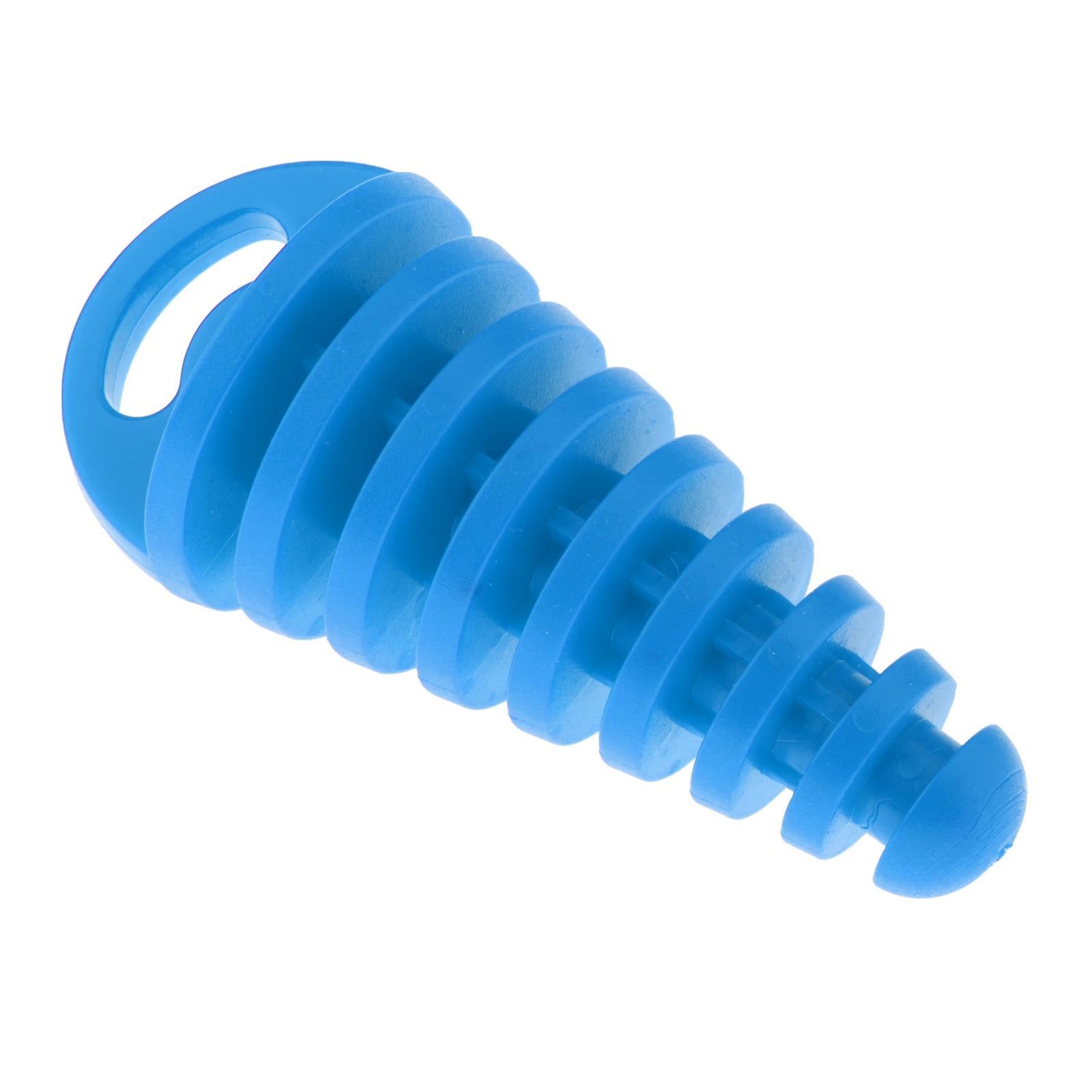 Universal Motorcycle Exhaust Pipe Silencer Motorbike Muffler Insert Blue
