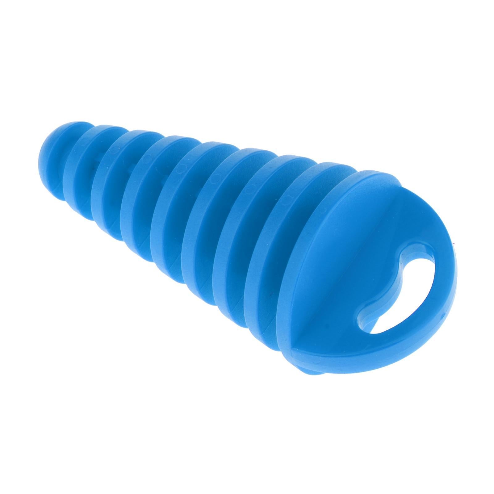 Universal Motorcycle Exhaust Pipe Silencer Motorbike Muffler Insert Blue