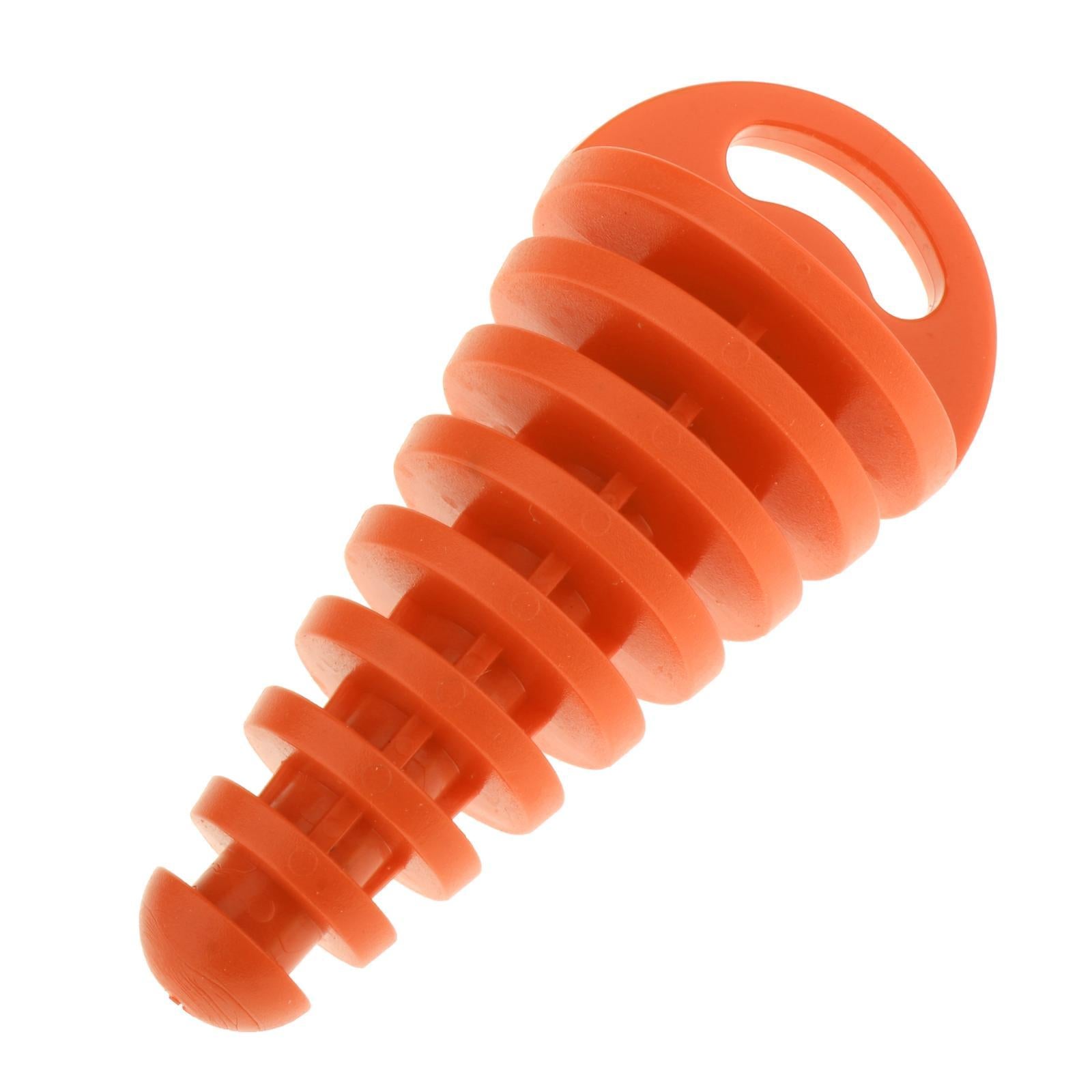 Universal Motorcycle Exhaust Pipe Silencer Motorbike Muffler Insert Orange
