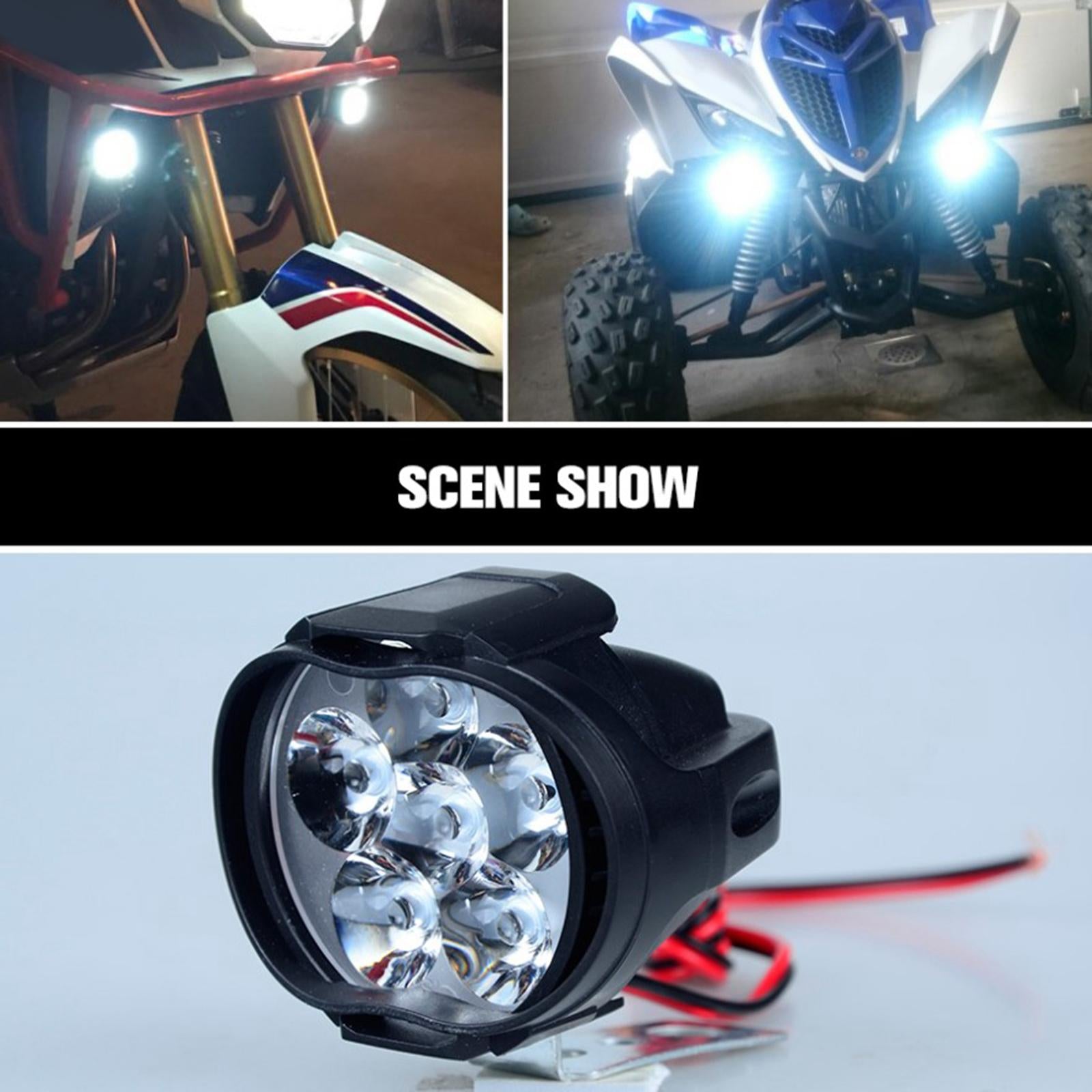 Universal Led Motorbike Bicycle Headlight with Switch Dirt Bike Head Light