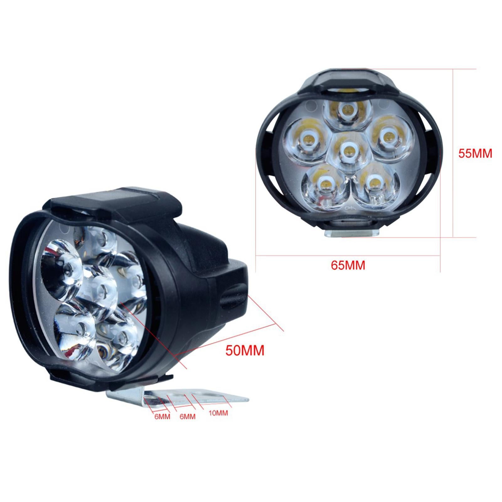 Universal Led Motorbike Bicycle Headlight with Switch Dirt Bike Head Light